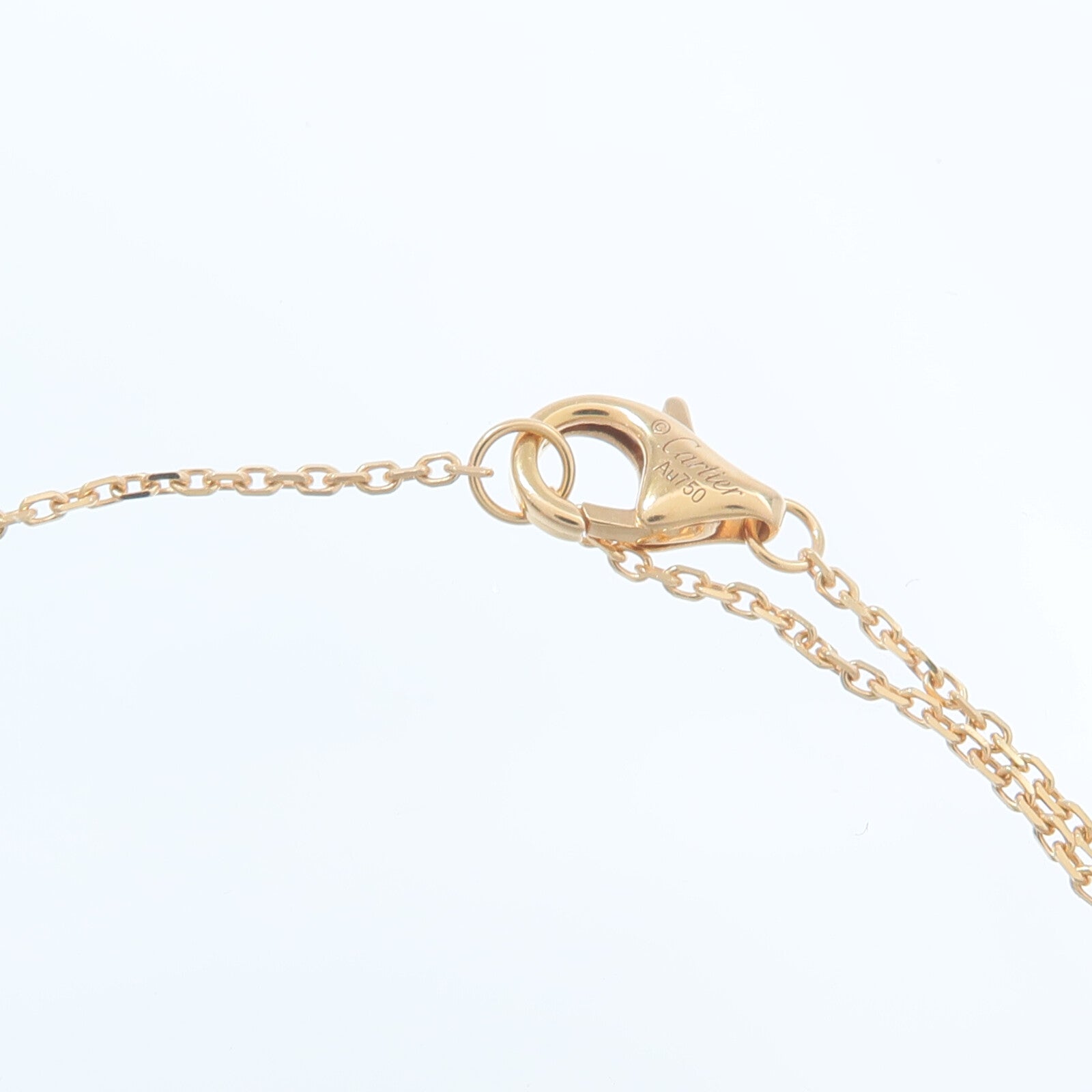 CARTIER 18K玫瑰金/黃金/白金Trinity Bracelet手鏈