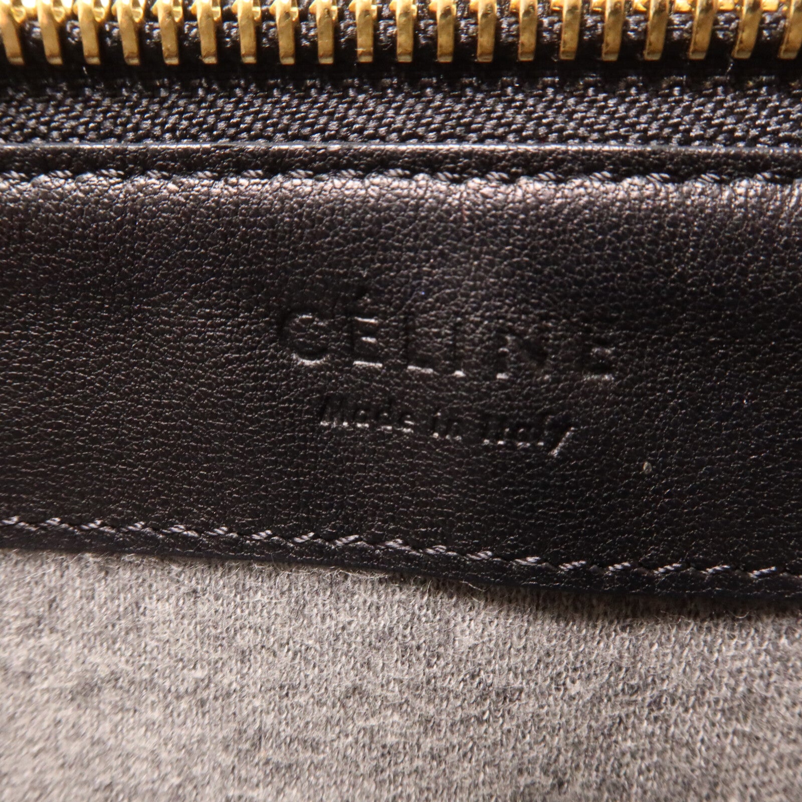 CELINE 羊皮皮革Trio肩背袋