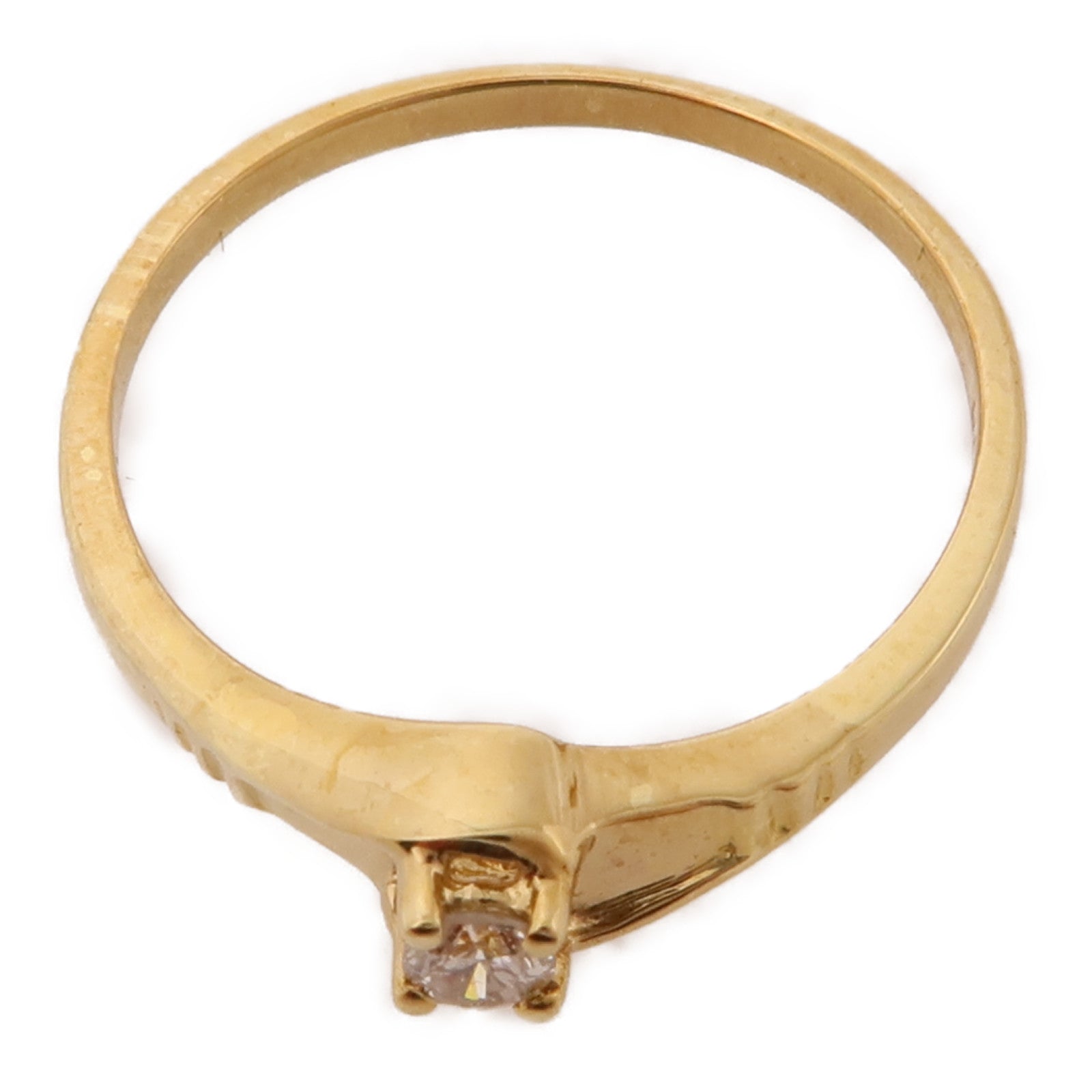 JEWELRY 18K黃金Diamond Ring鑽石戒指US#7
