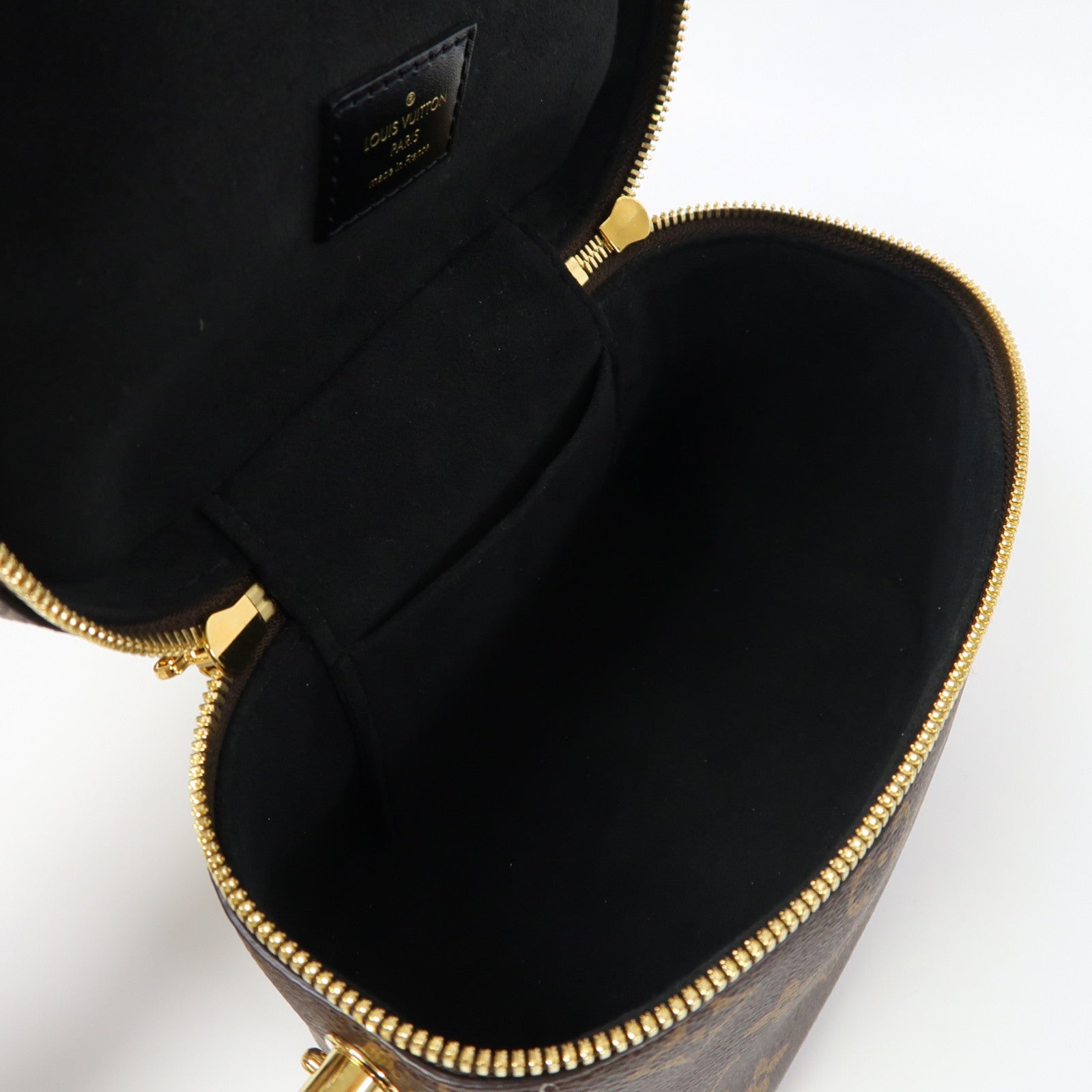 LOUIS VUITTON Monogram Vanity PM金扣手挽肩背兩用袋啡色