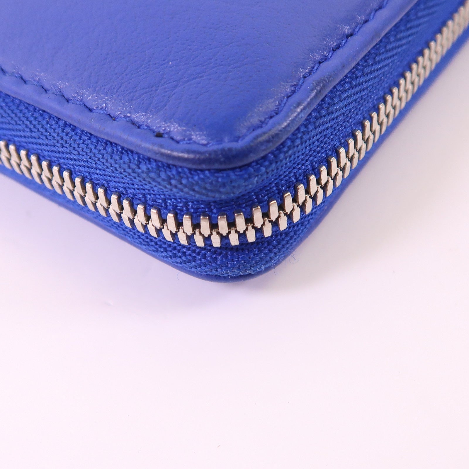 BALENCIAGA 牛皮皮革Zipper Long Wallet銀扣長錢包