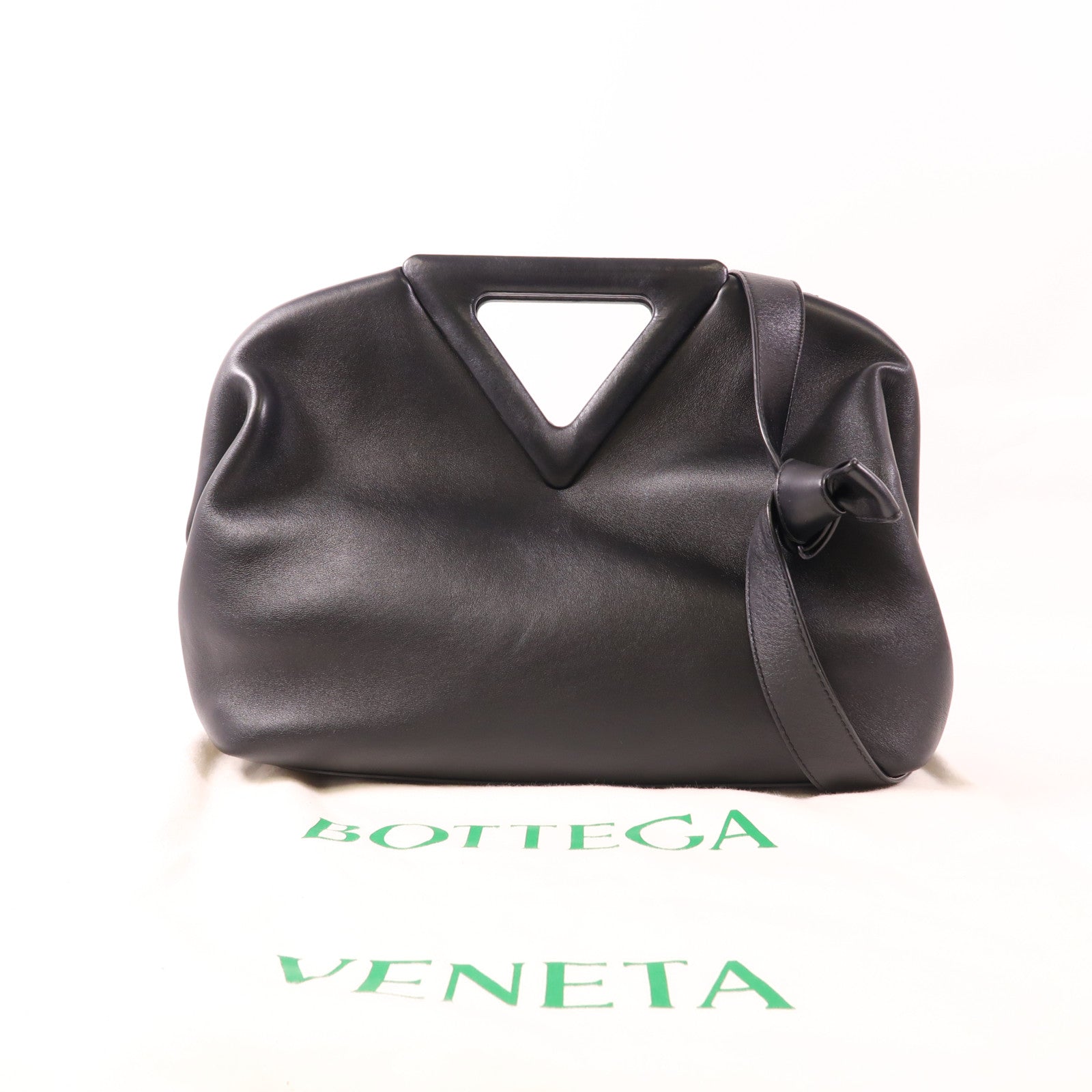 BOTTEGA VENETA 【激減優惠】牛皮皮革Point Medium手挽肩背兩用袋