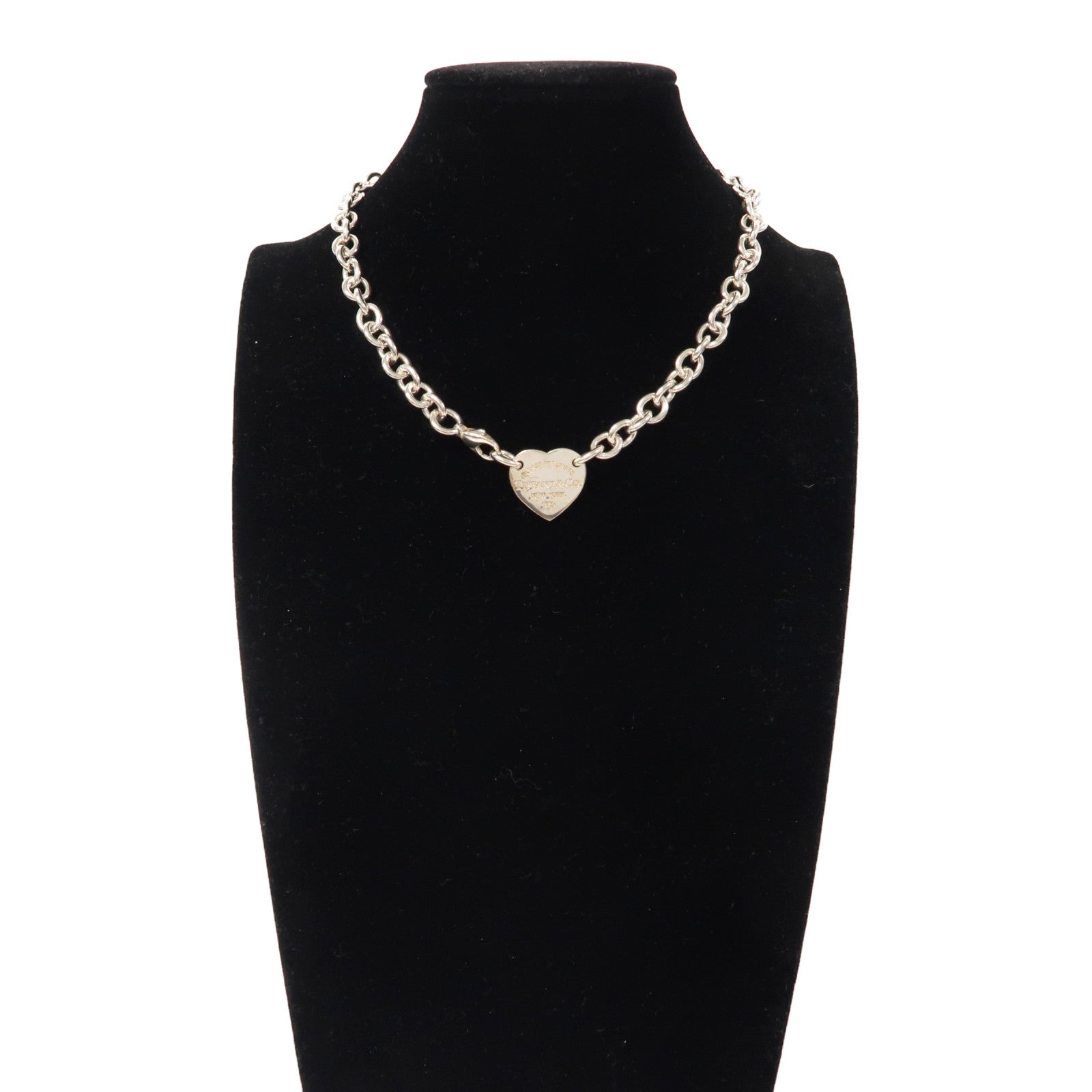 TIFFANY＆CO 925純銀Return to Tiffany Heart Tag Necklace項鍊