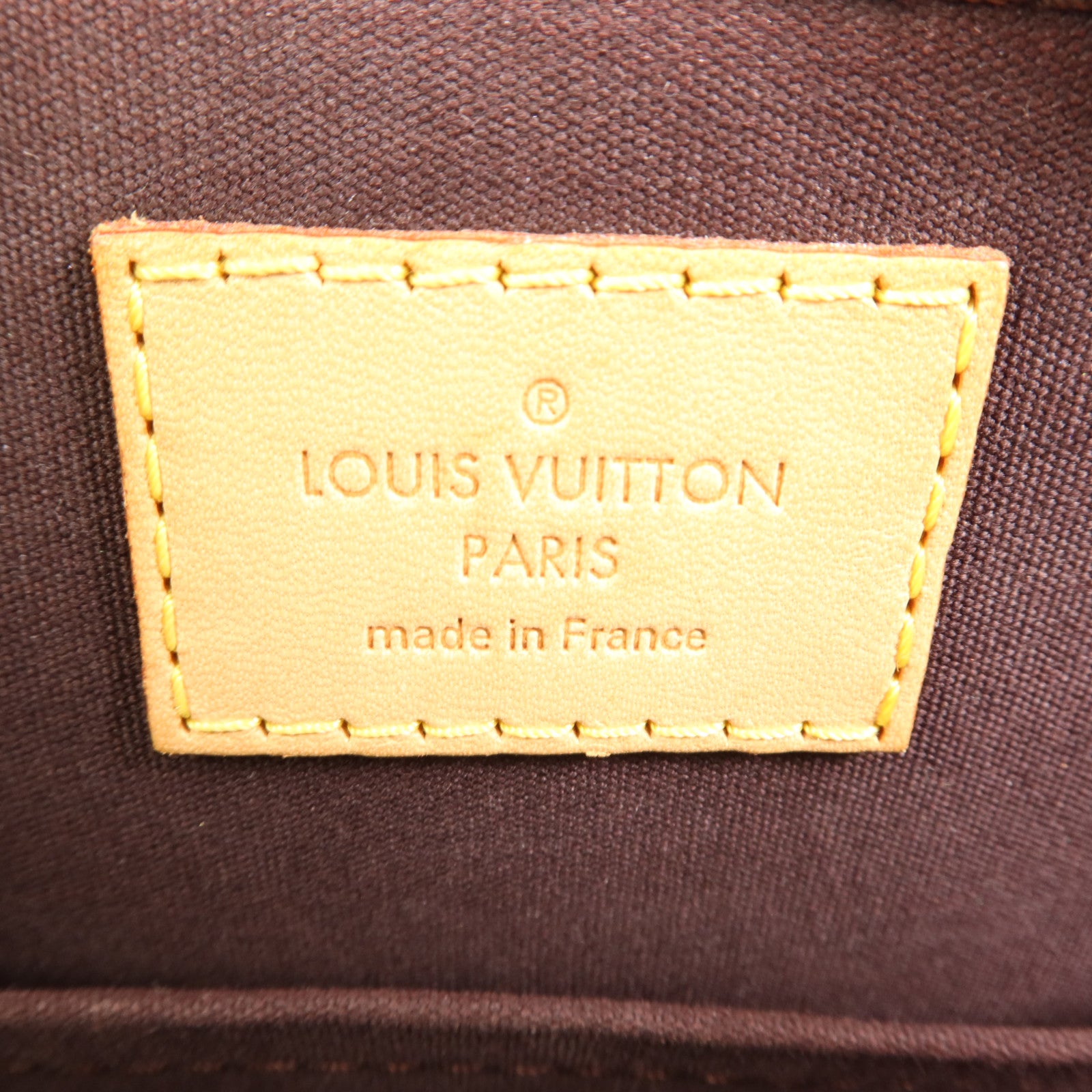 LOUIS VUITTON Monogram Vernis Alma BB金扣手挽肩背兩用袋