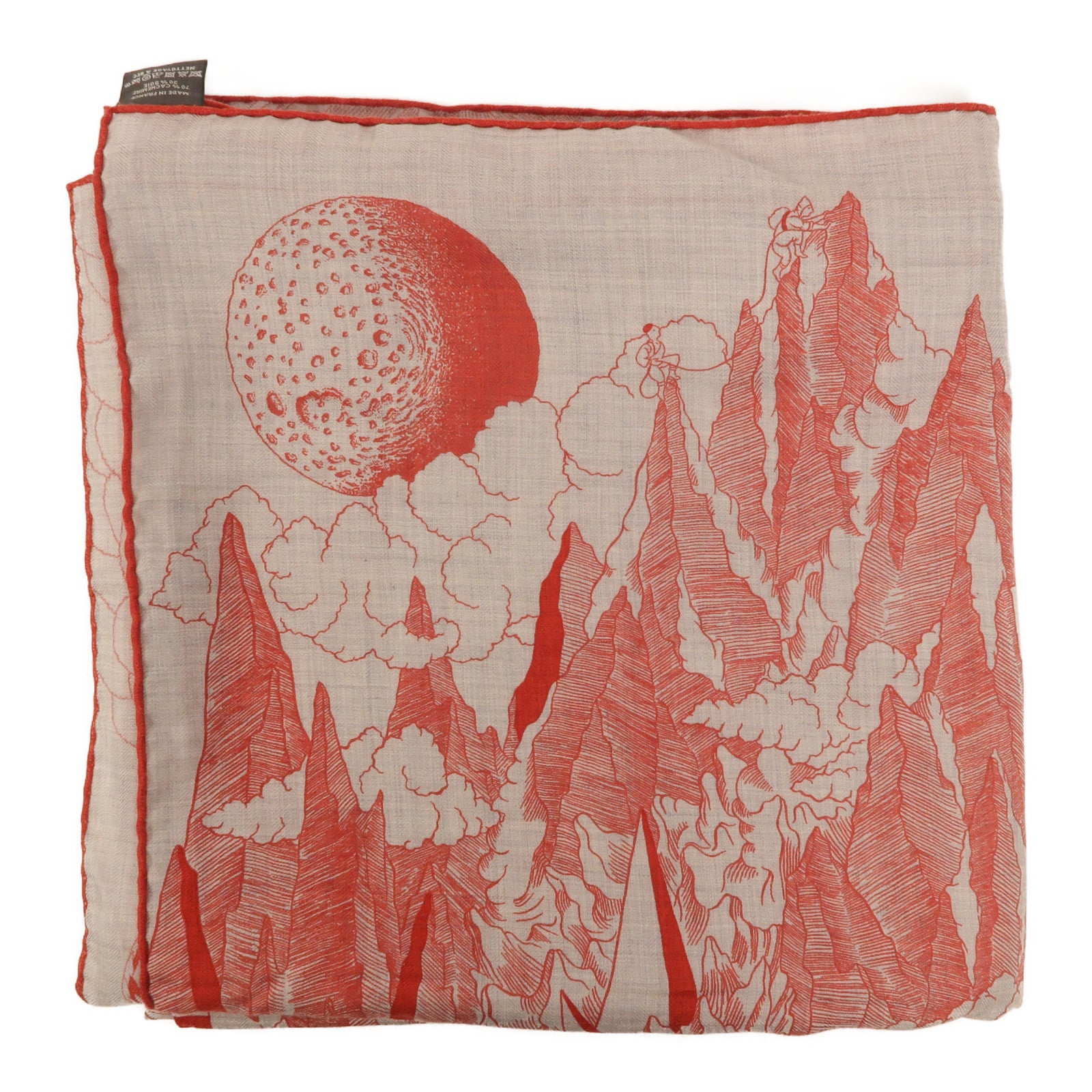 HERMES Cashmere/Silk Cosmographia Universalis Scarf絲巾