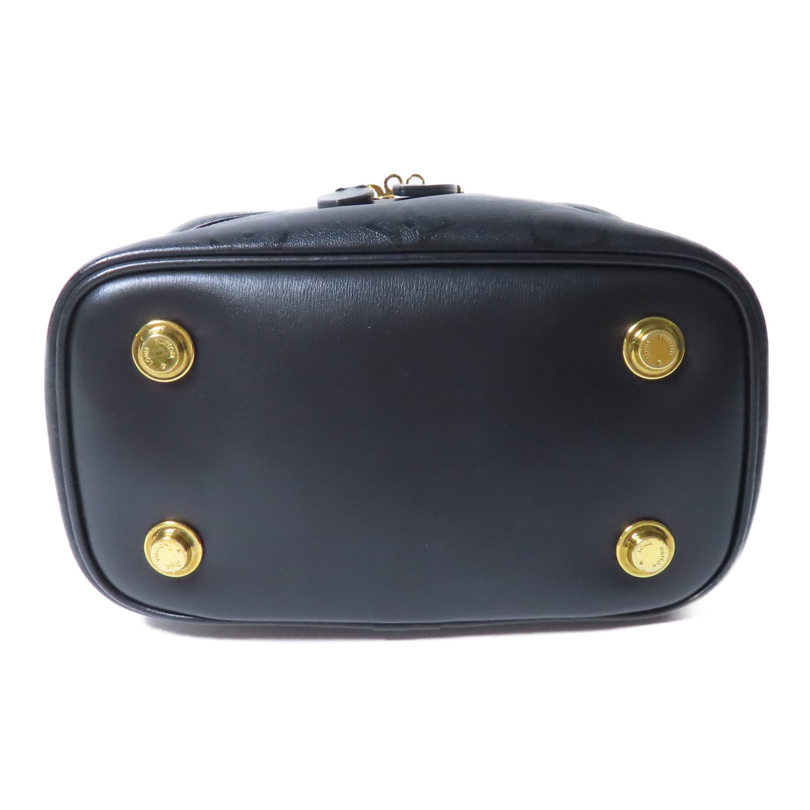 LOUIS VUITTON 【激減優惠】Monogram Ink Vanity PM金扣鏈帶手挽肩背兩用袋黑色