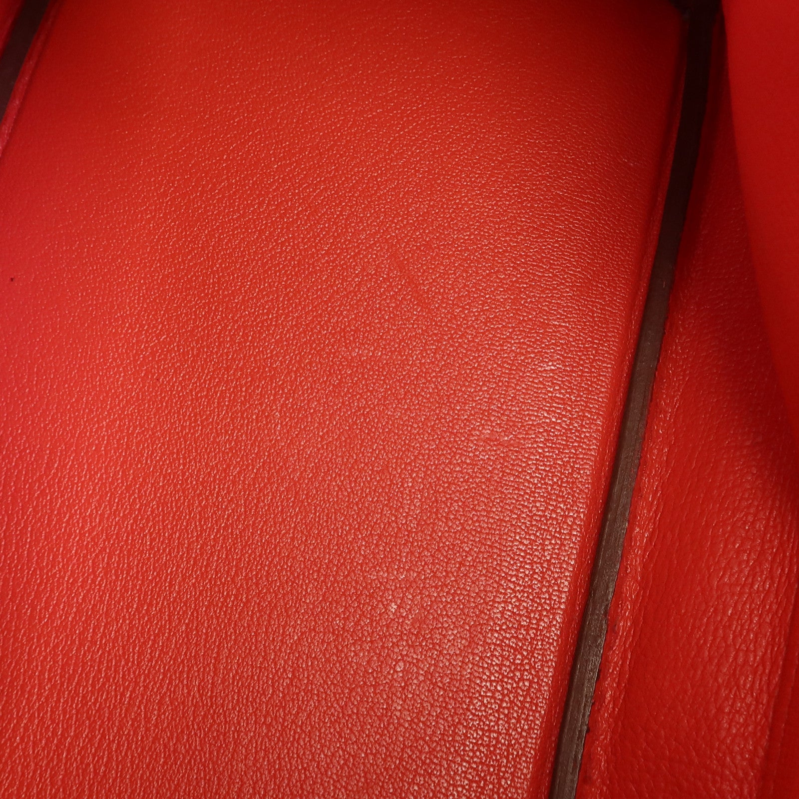 HERMES Epsom皮革Birkin 30銀扣手挽袋紅色