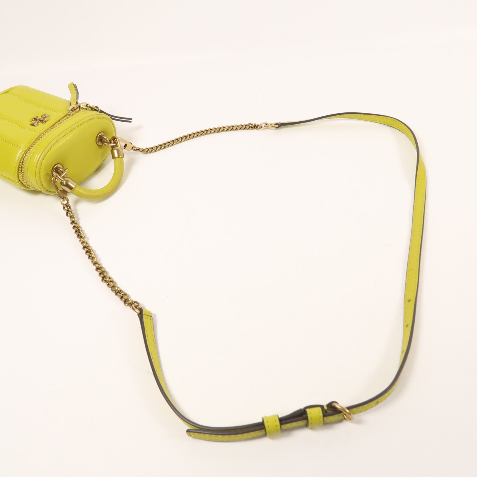 Tory Burch 皮革2Way Shoulder金扣手挽肩背兩用袋