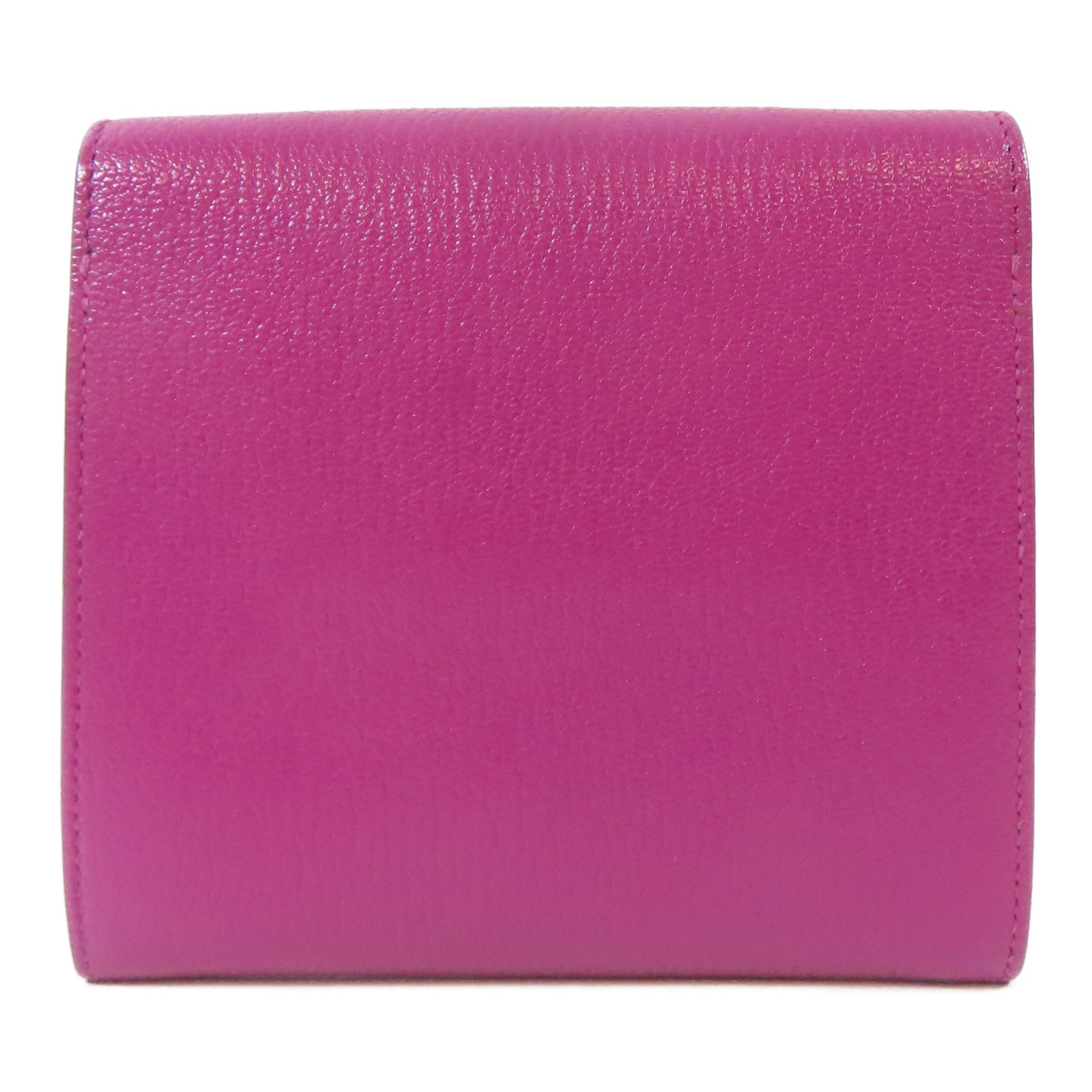 HERMES 【激減優惠】Chevre皮革Cinhetic To Go Wallet銀扣肩背袋粉紅色