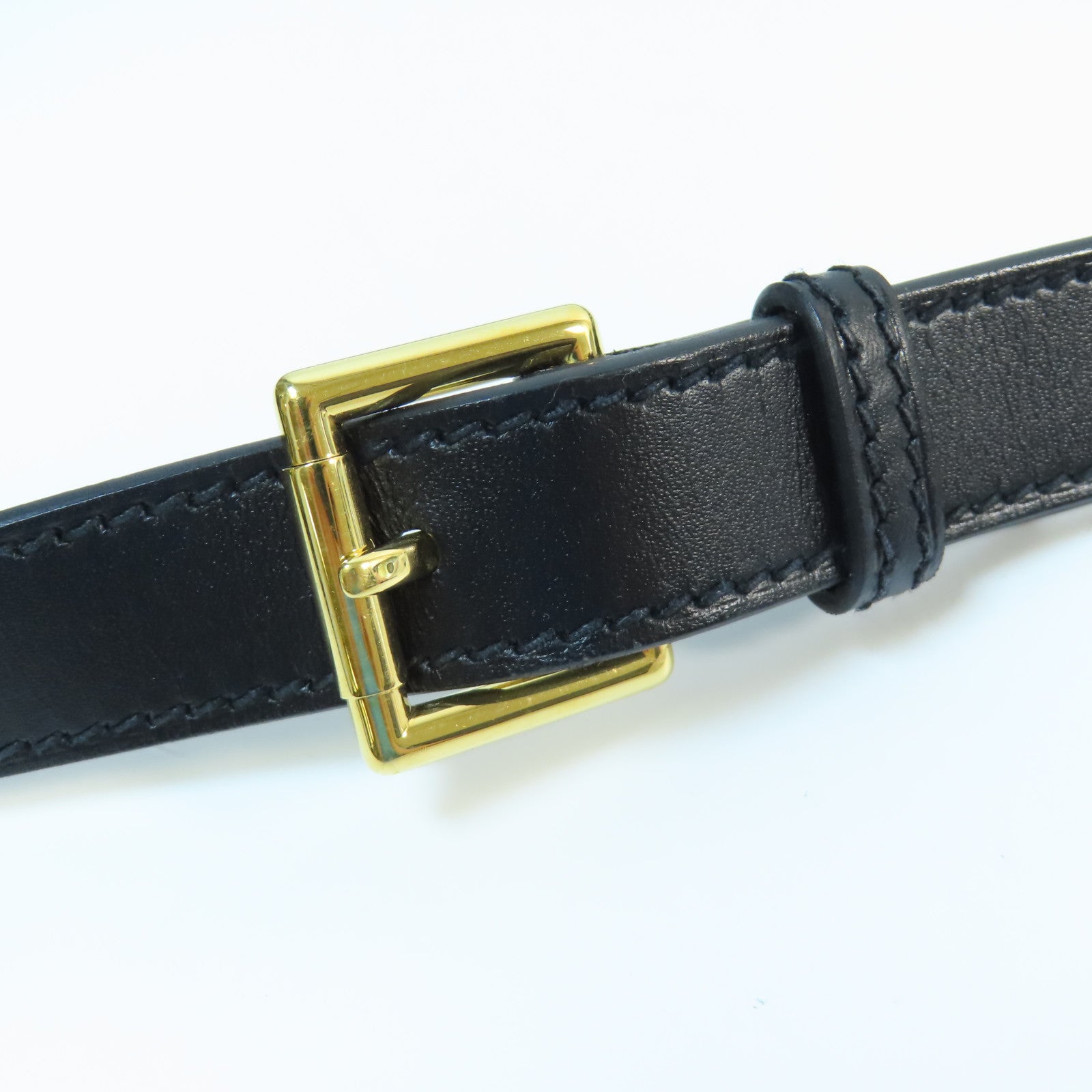 HERMES Swift皮革/Epsom皮革Sacabar 24金扣肩背袋Noir