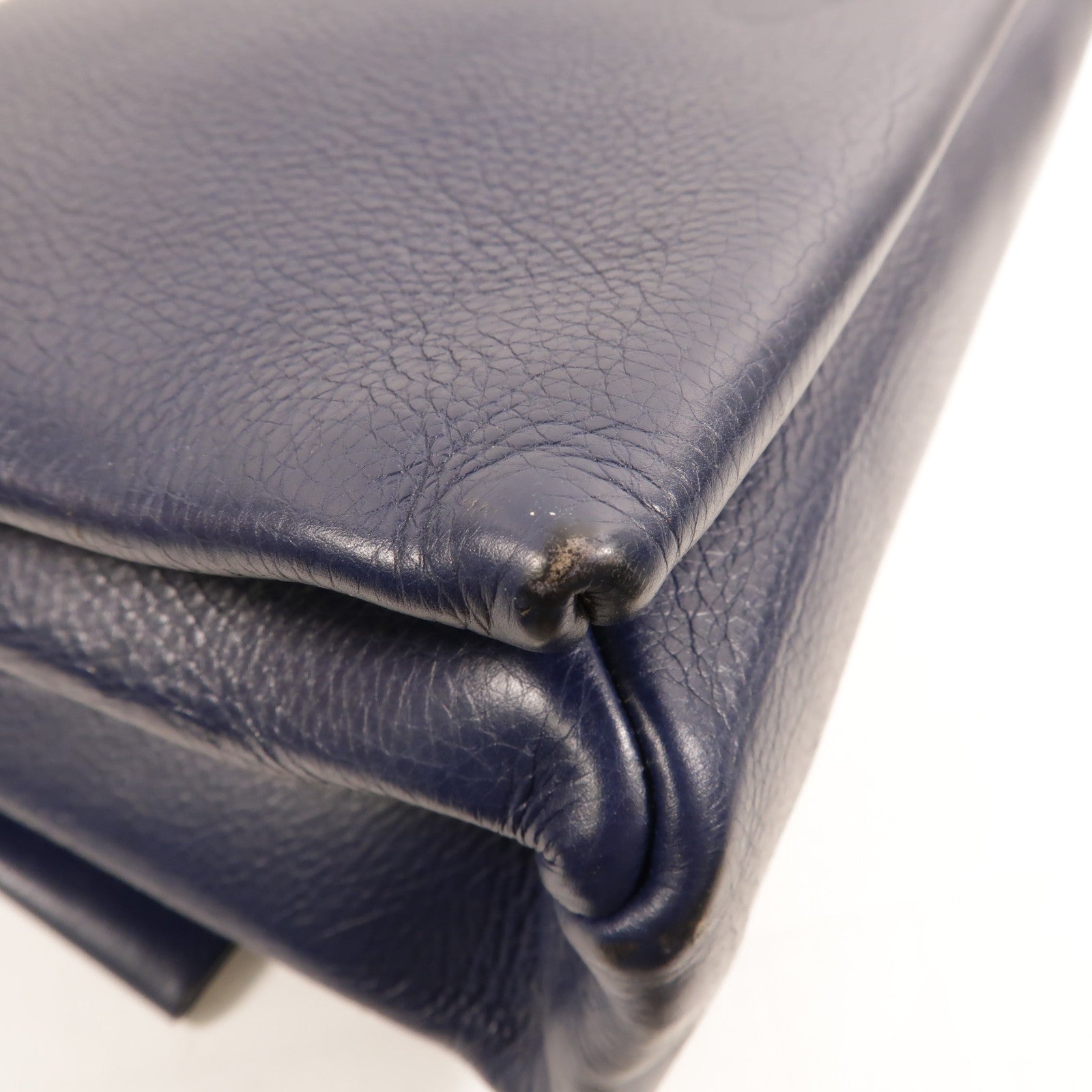 CELINE 牛皮皮革Blade Flap Bag肩背袋