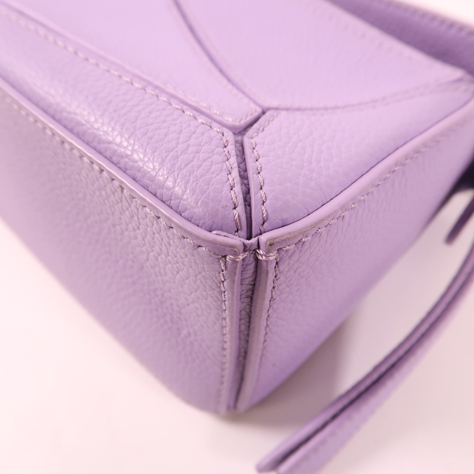 LOEWE 【激減優惠】牛皮皮革Mini Puzzle銀扣手挽肩背兩用袋