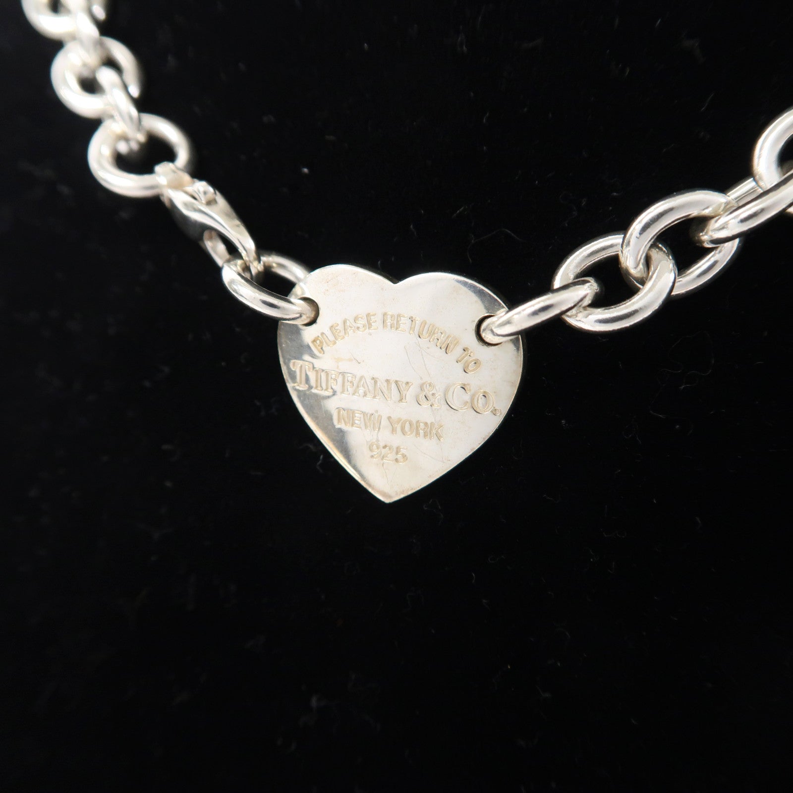 TIFFANY＆CO 925純銀Return to Tiffany Heart Tag Necklace項鍊