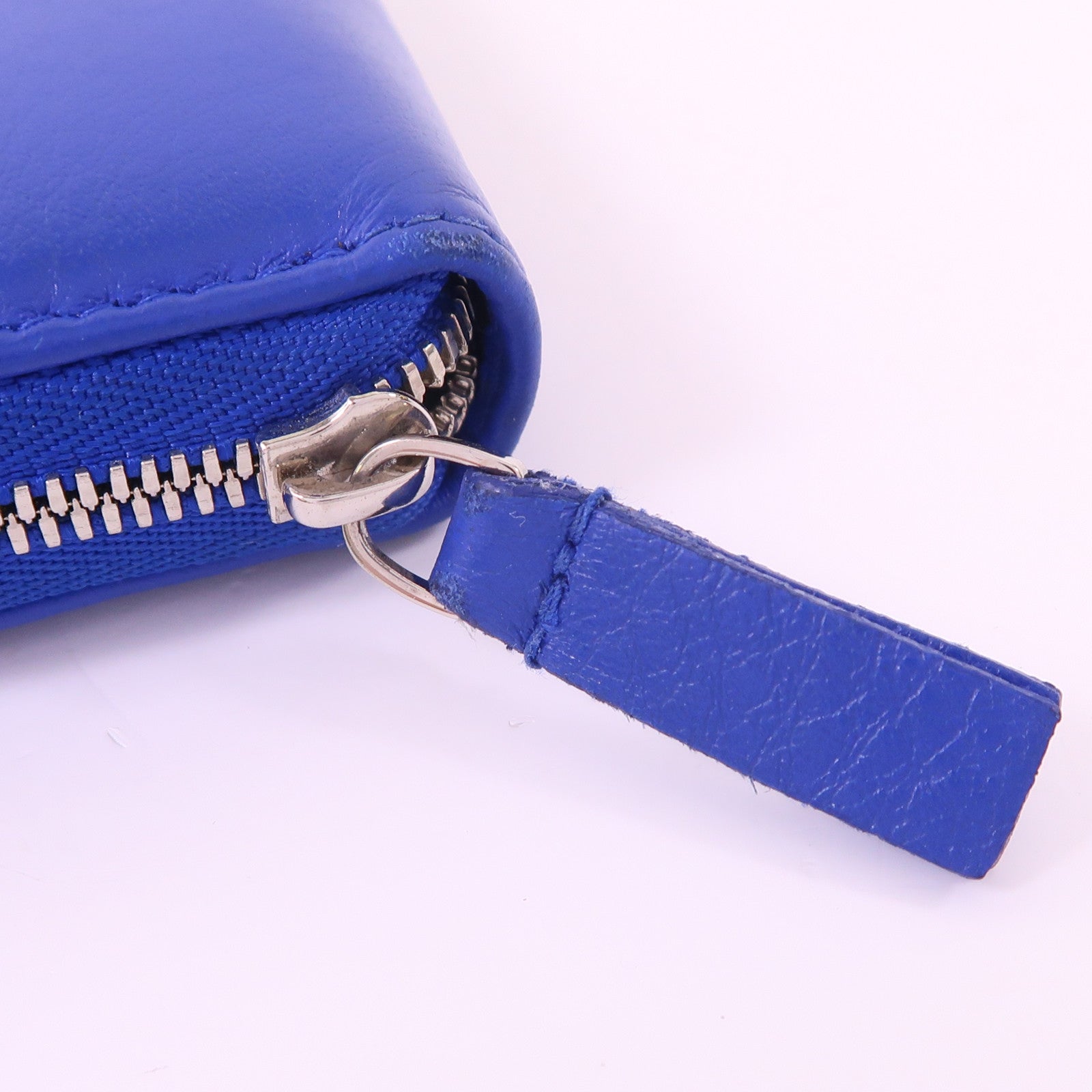 BALENCIAGA 牛皮皮革Zipper Long Wallet銀扣長錢包