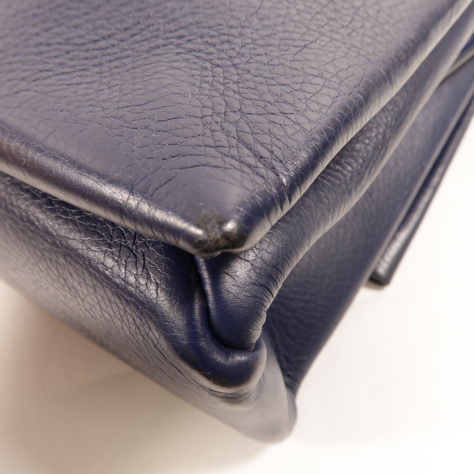 CELINE 牛皮皮革Blade Flap Bag肩背袋