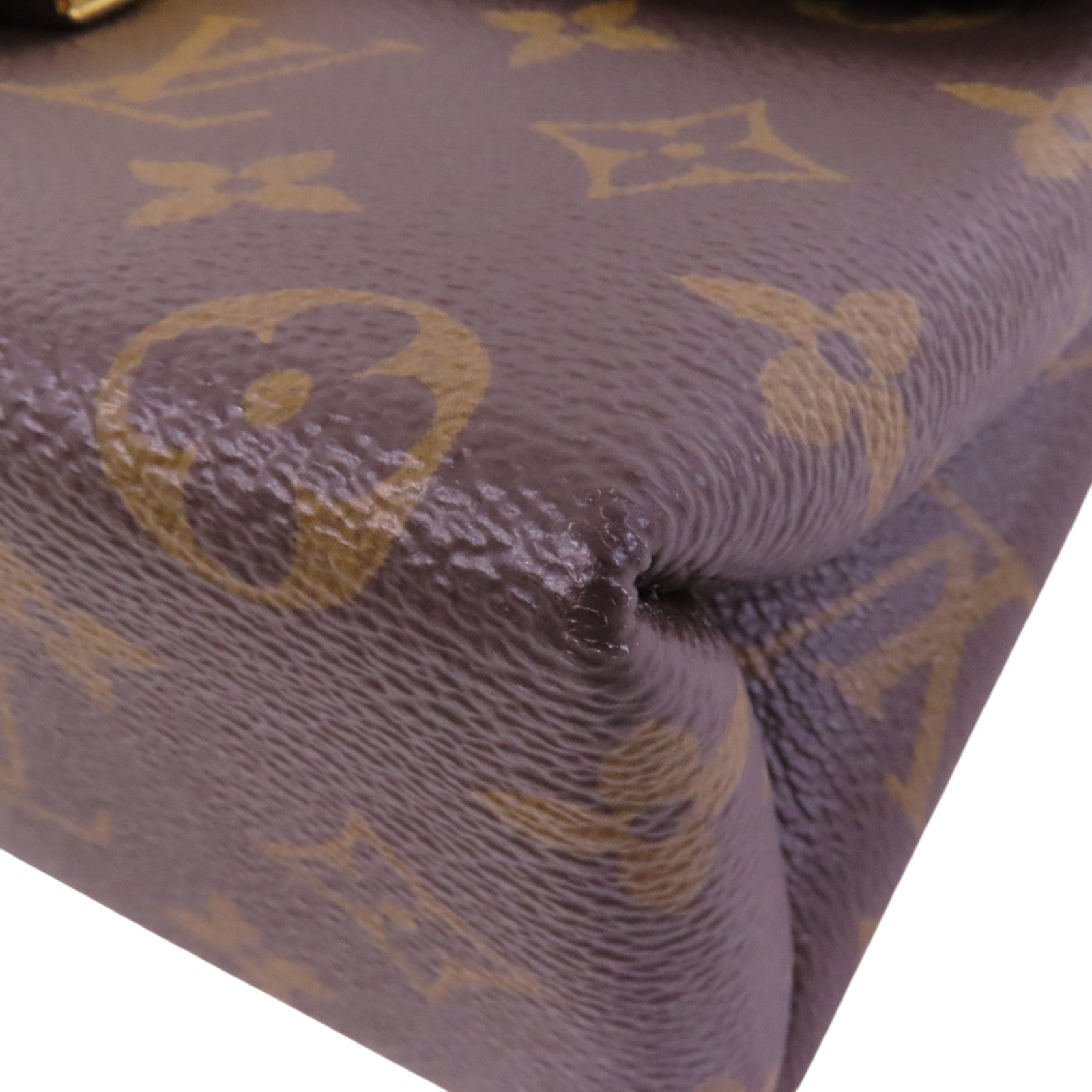 LOUIS VUITTON Monogram Locky BB金扣手挽肩背兩用袋