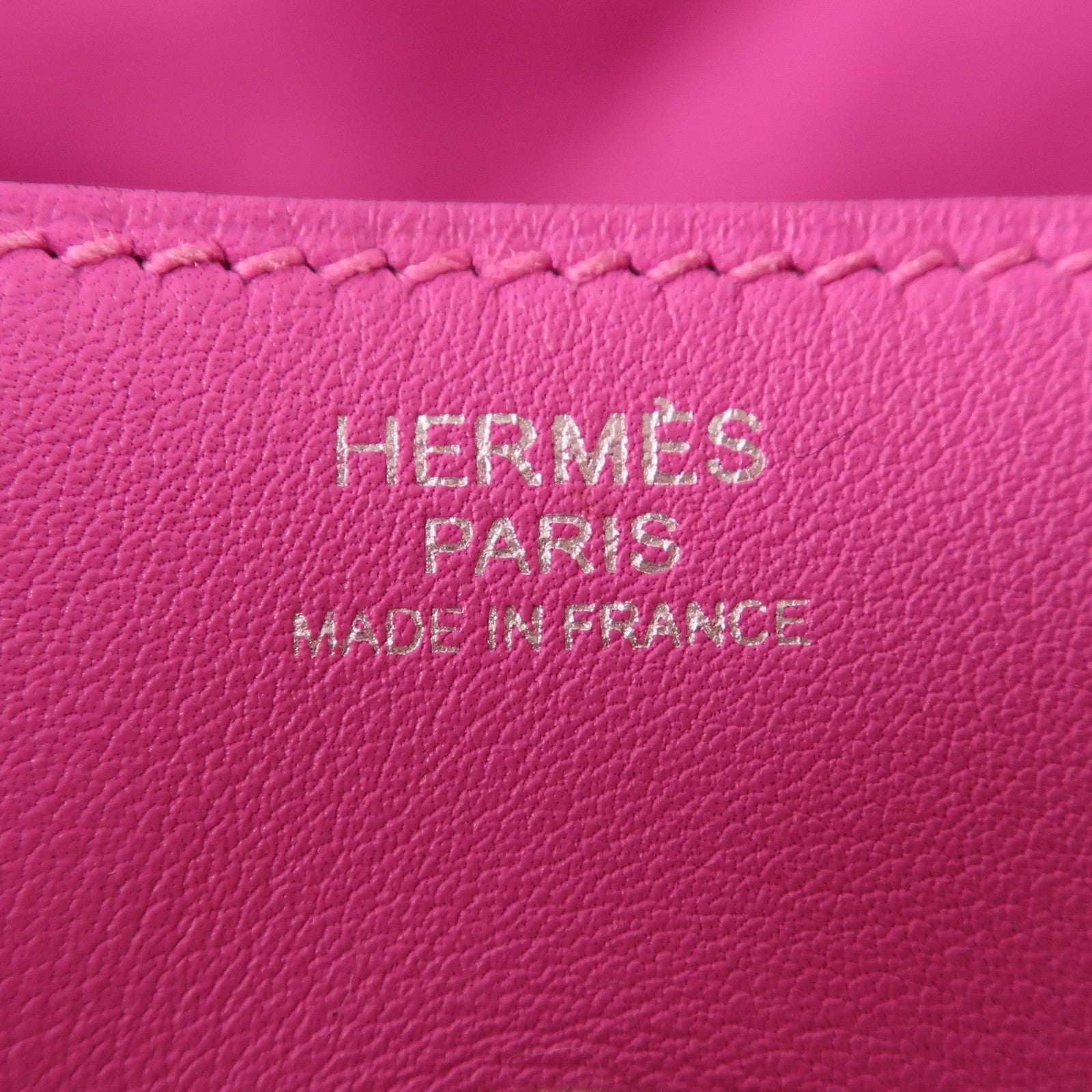 HERMES Swift皮革Lindy 30銀扣手挽肩背兩用袋Magnolia