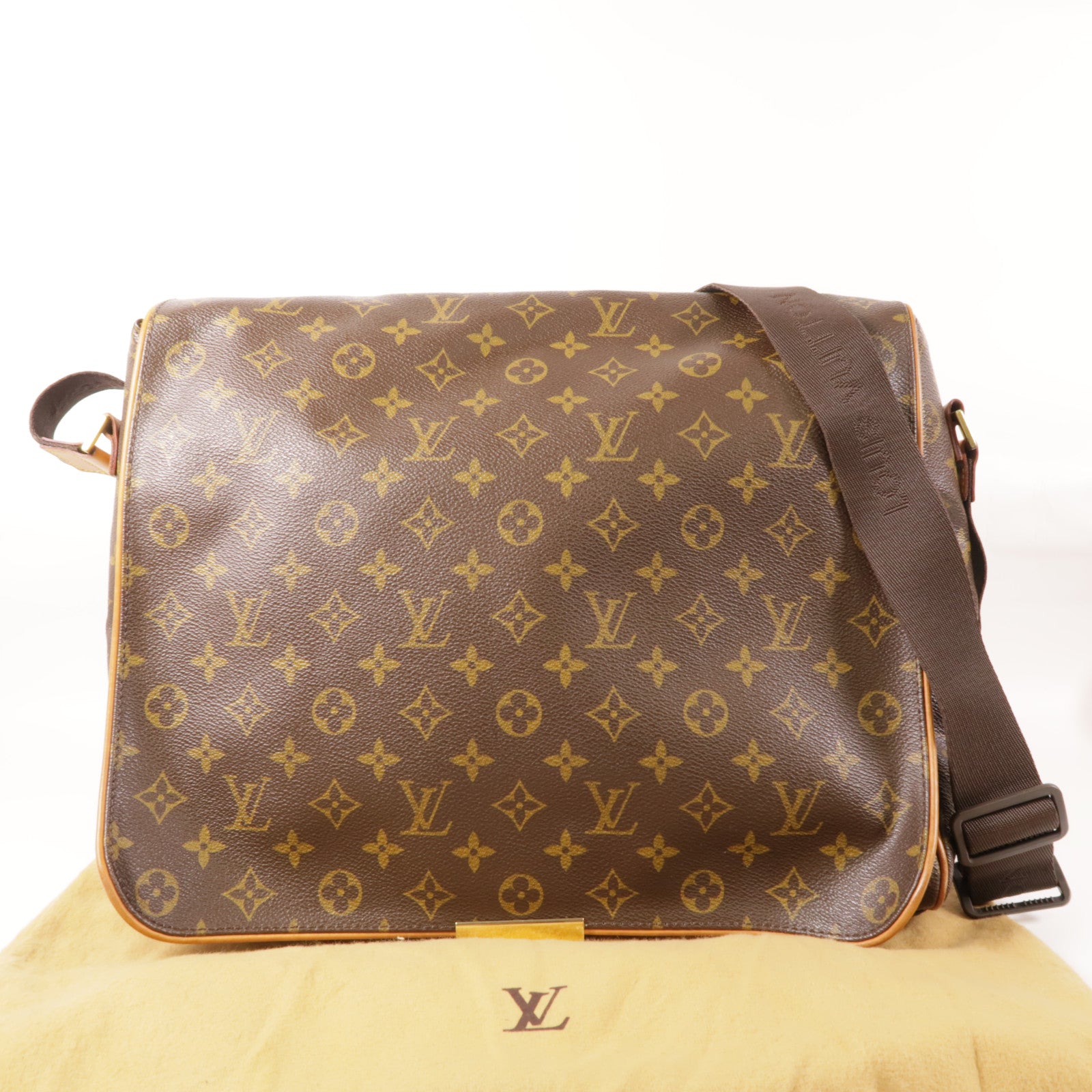 LOUIS VUITTON Monogram Abbesses金扣肩背袋