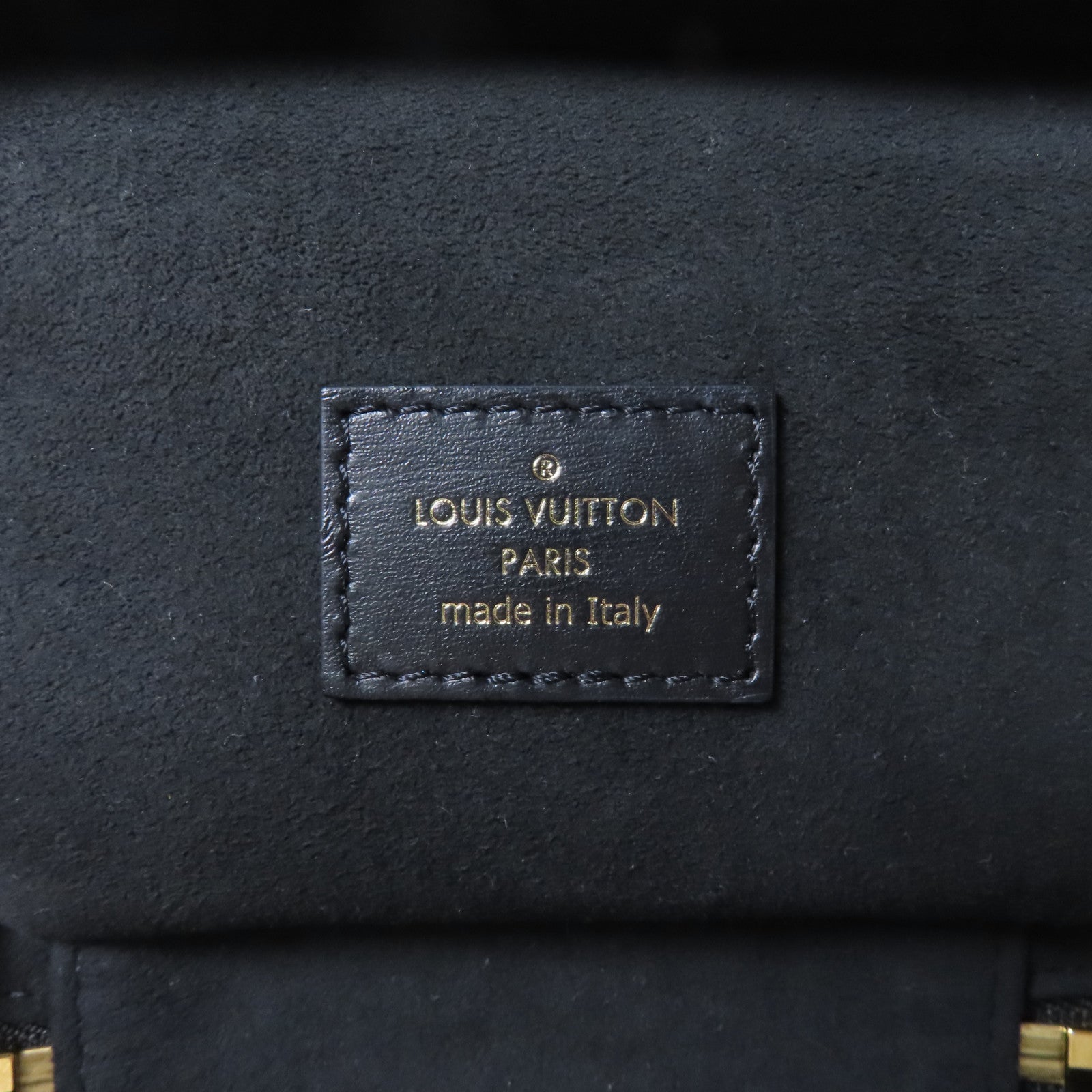 LOUIS VUITTON 【激減優惠】Monogram Ink Vanity PM金扣鏈帶手挽肩背兩用袋黑色
