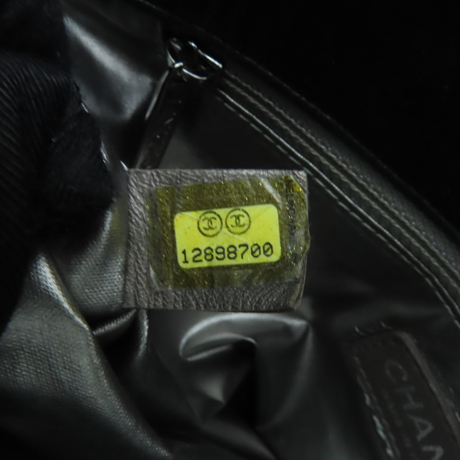 CHANEL 【激減優惠】菱格羊皮皮革Chain Shoulder Bag銀扣鏈帶肩背袋黒色