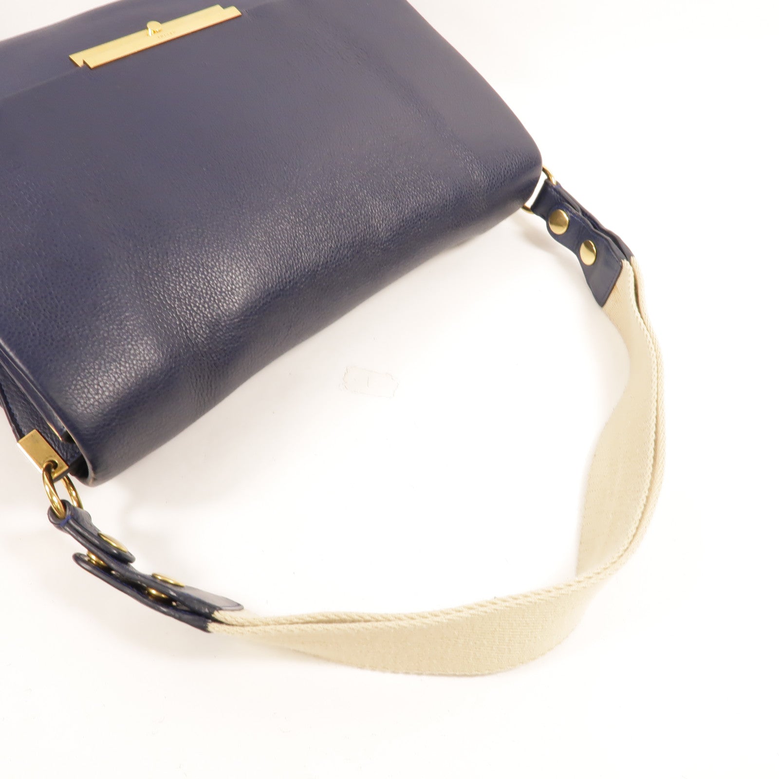 CELINE 牛皮皮革Blade Flap Bag肩背袋