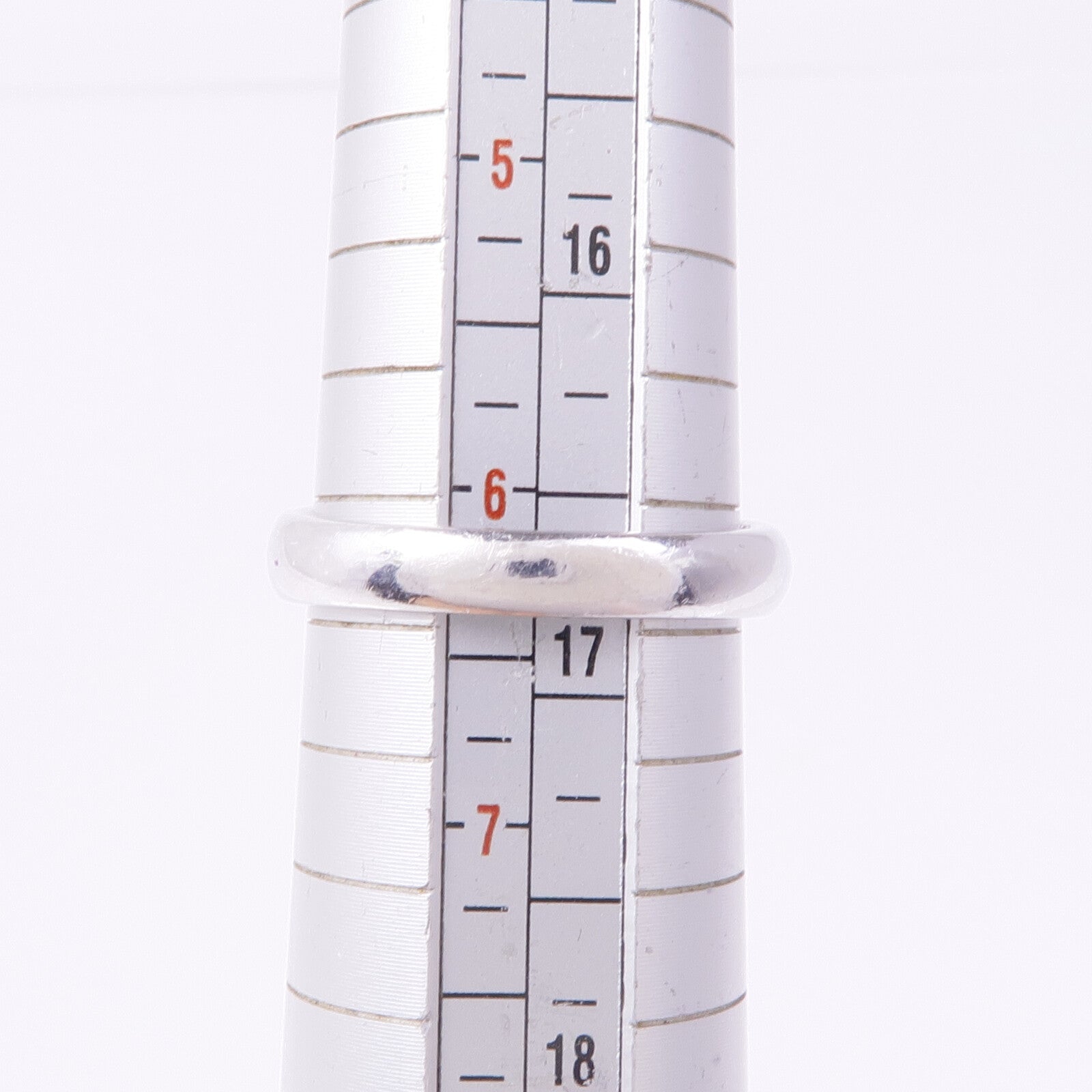 JEWELRY PT900鉑金Aquamarine Diamond Ring藍晶/鑽石戒指US#6