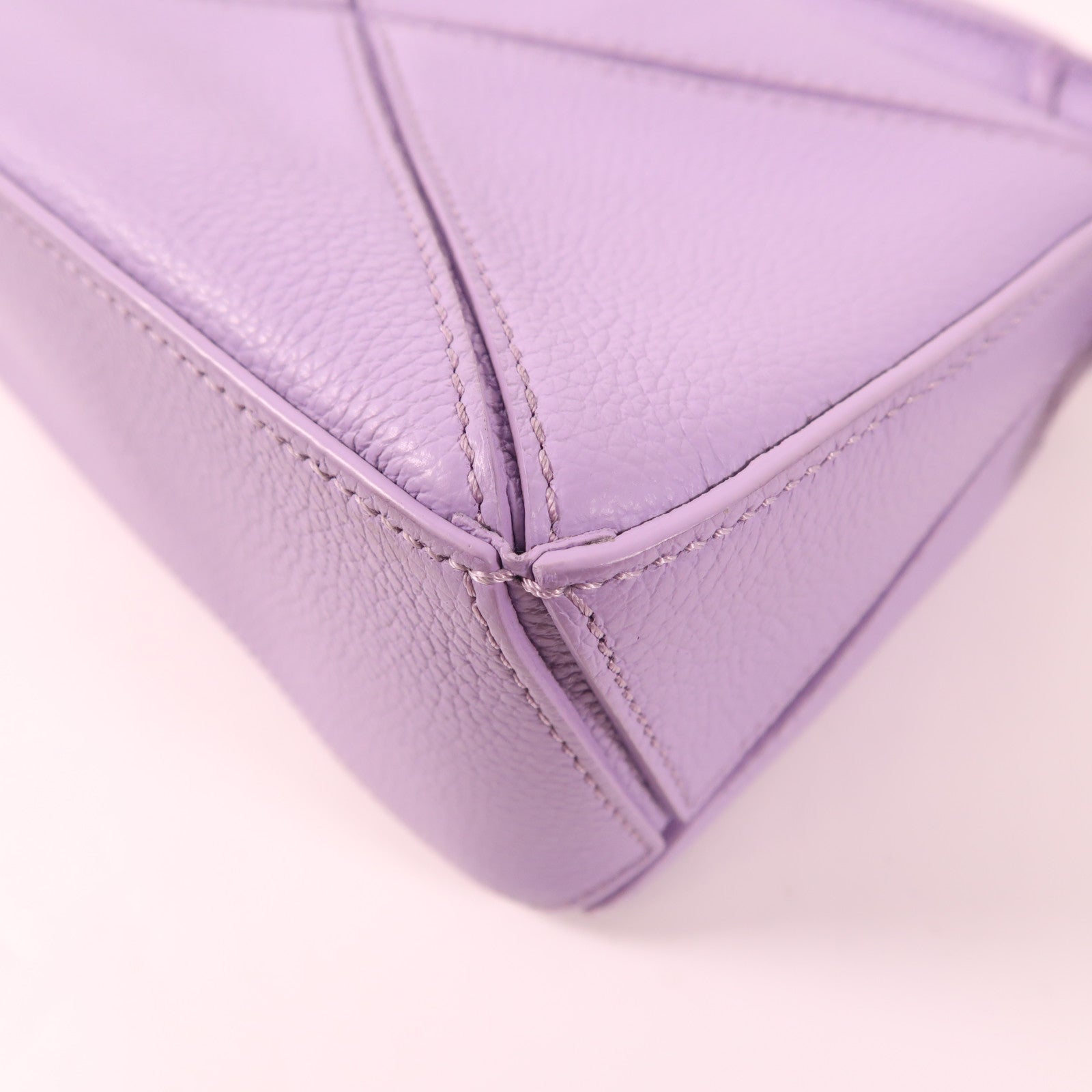 LOEWE 【激減優惠】牛皮皮革Mini Puzzle銀扣手挽肩背兩用袋