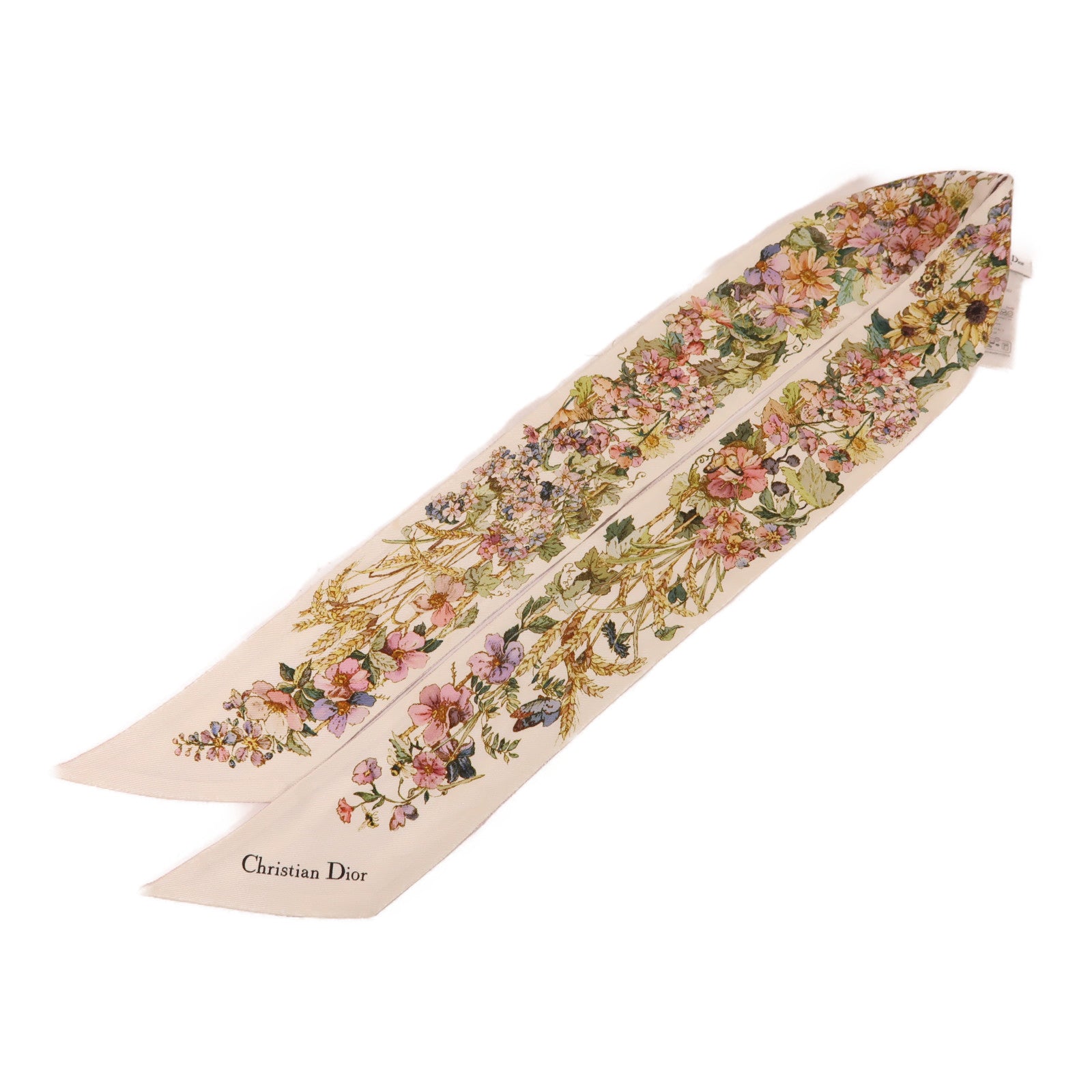Dior 絲質Scarf絲巾紫色/彩色