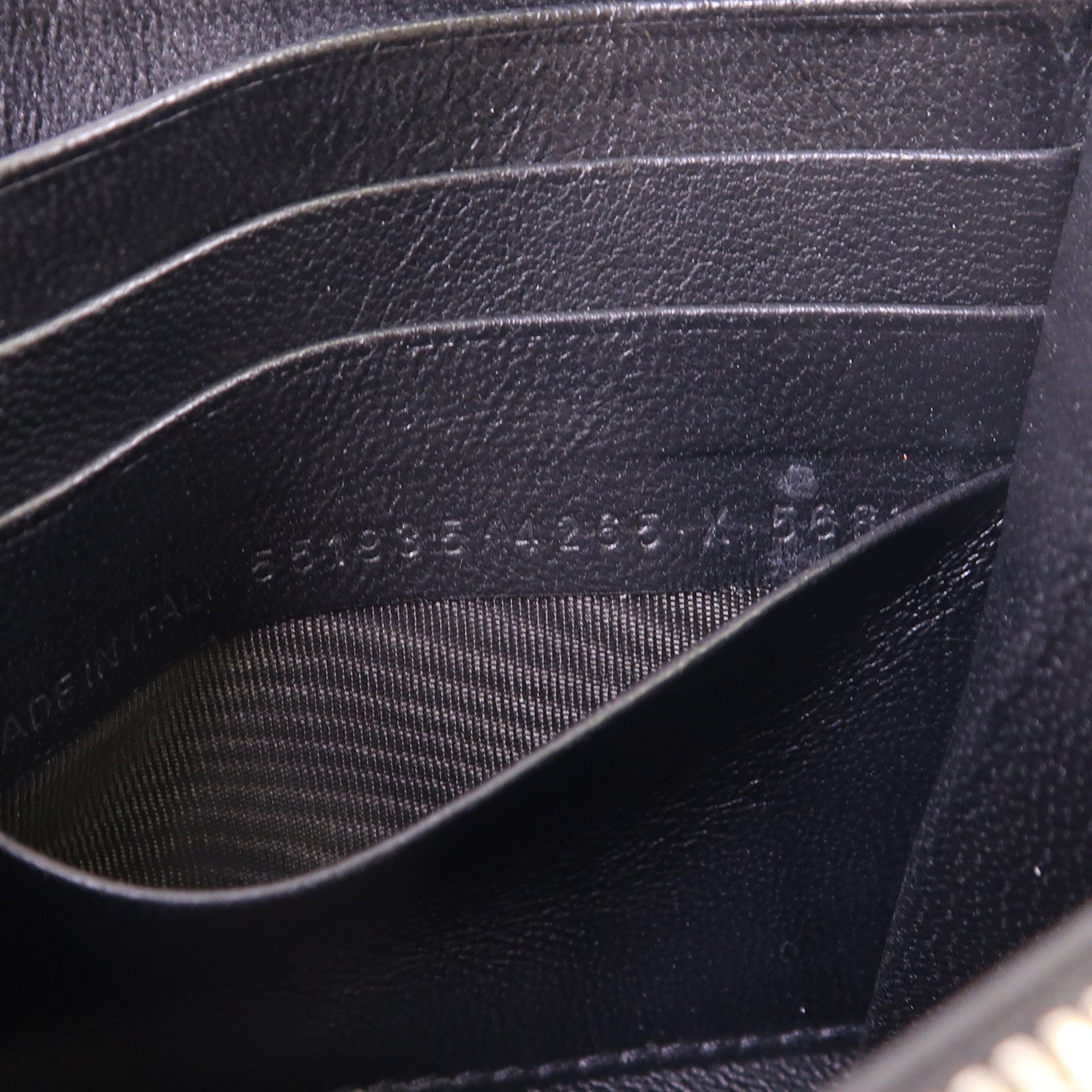BALENCIAGA 【激減優惠】牛皮皮革Zipper Long Wallet銀扣長錢包