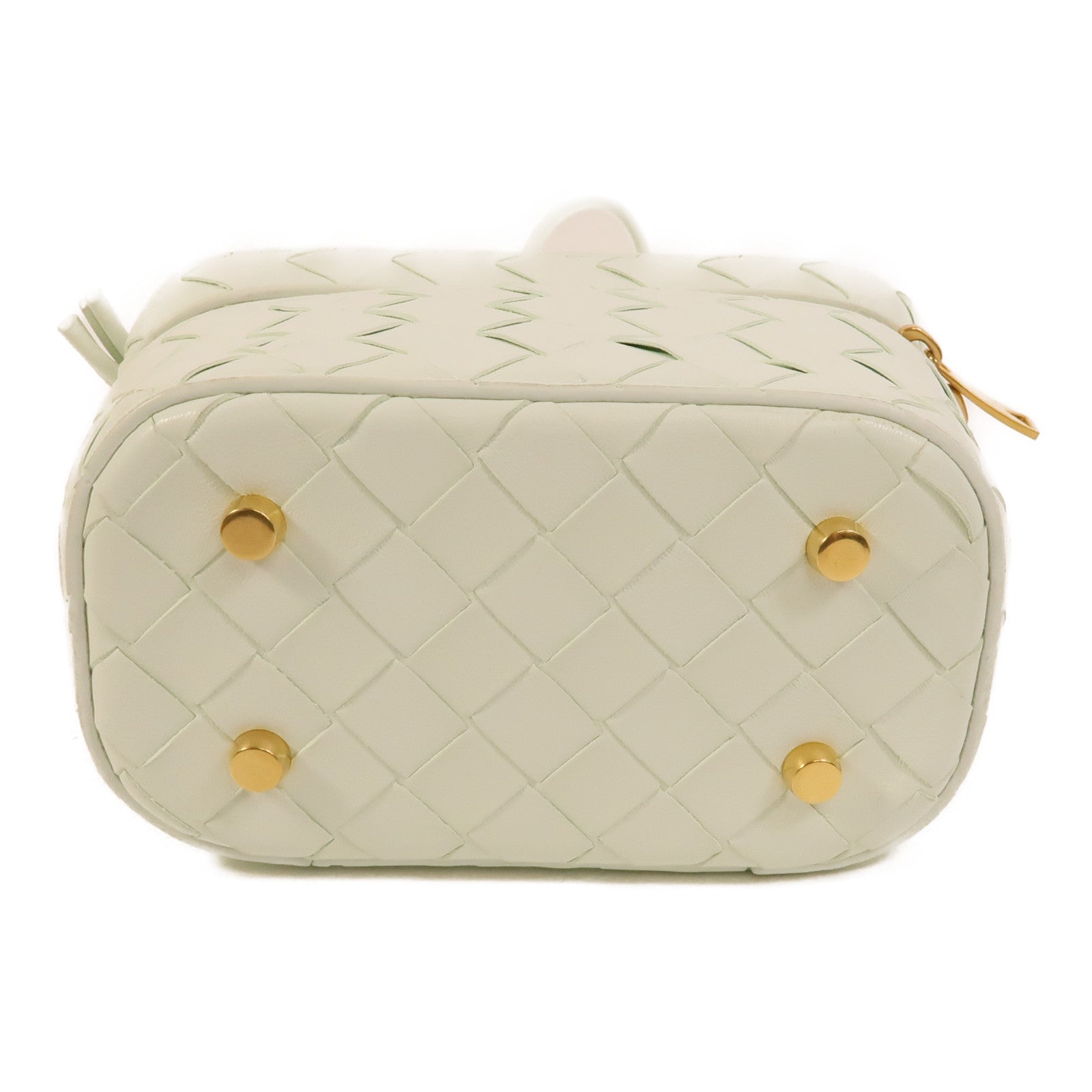 BOTTEGA VENETA 羊皮皮革Mini Intrecciato Vanity Case肩背袋