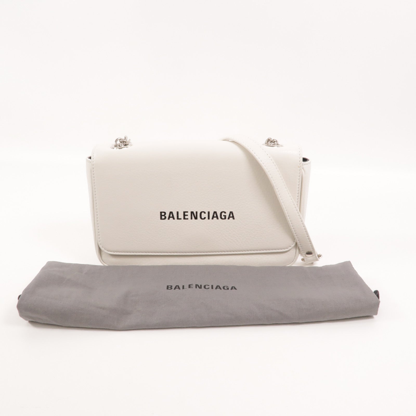 BALENCIAGA 牛皮皮革Everyday鏈帶肩背袋