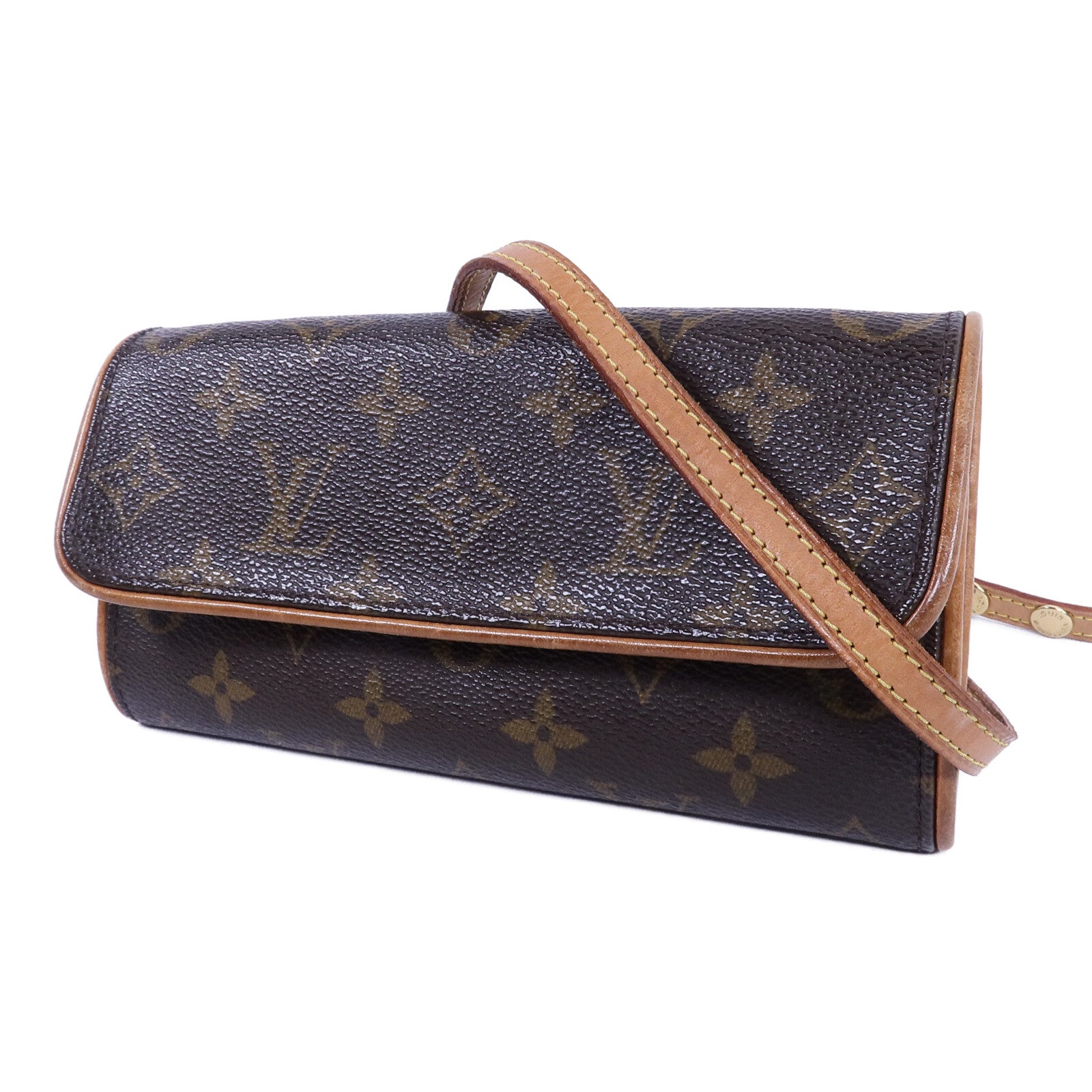 LOUIS VUITTON Monogram Pochette Twin PM肩背袋