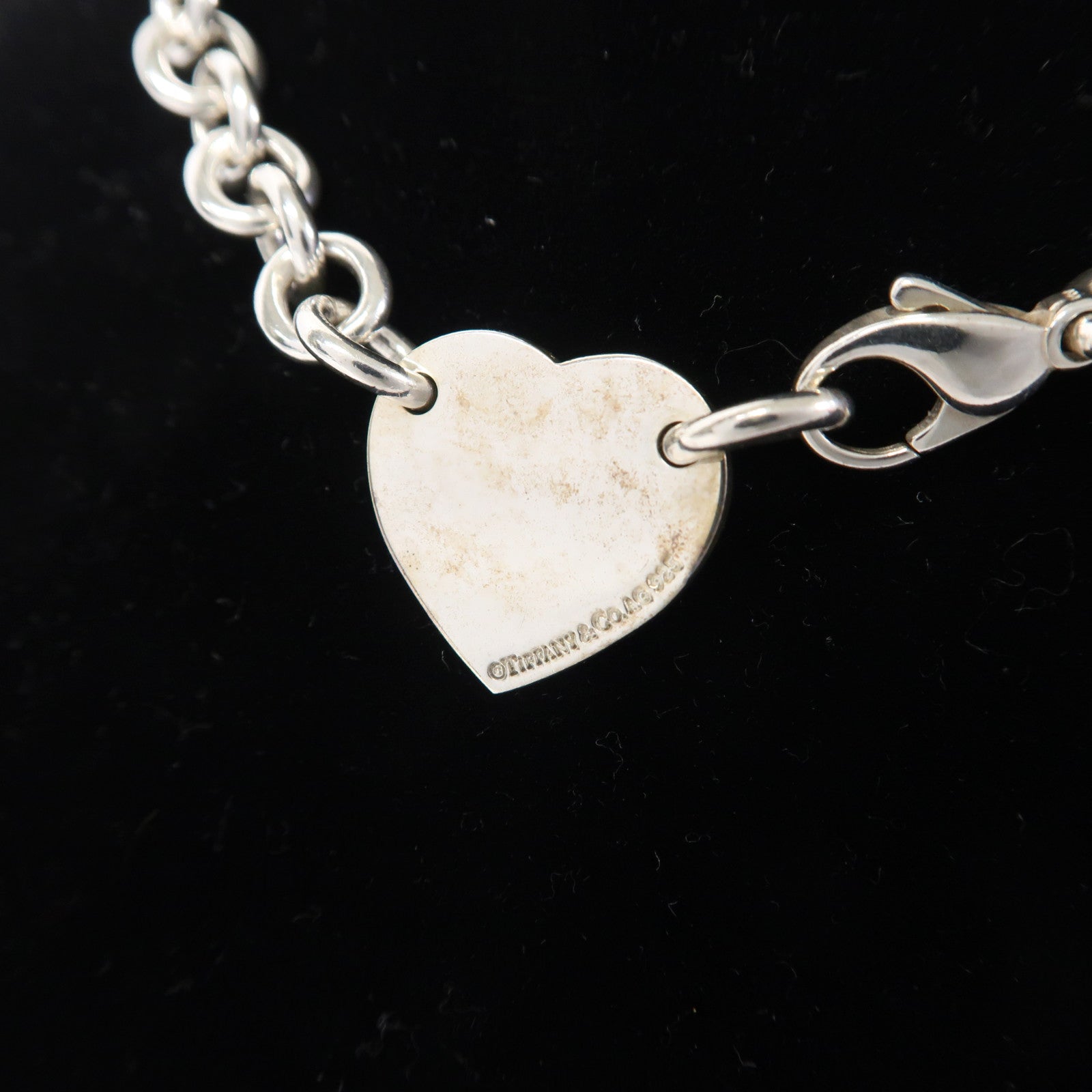 TIFFANY＆CO 925純銀Return to Tiffany Heart Tag Necklace項鍊