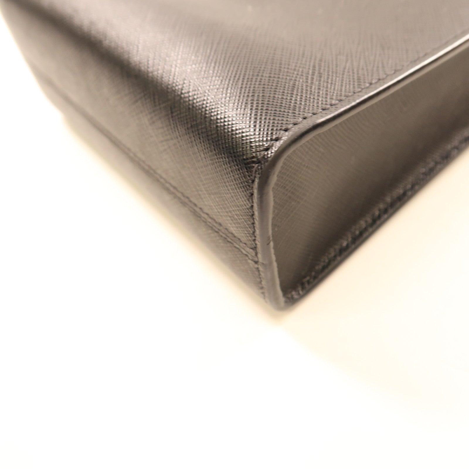 PRADA 牛皮皮革2 way Bag金扣手挽肩背兩用袋