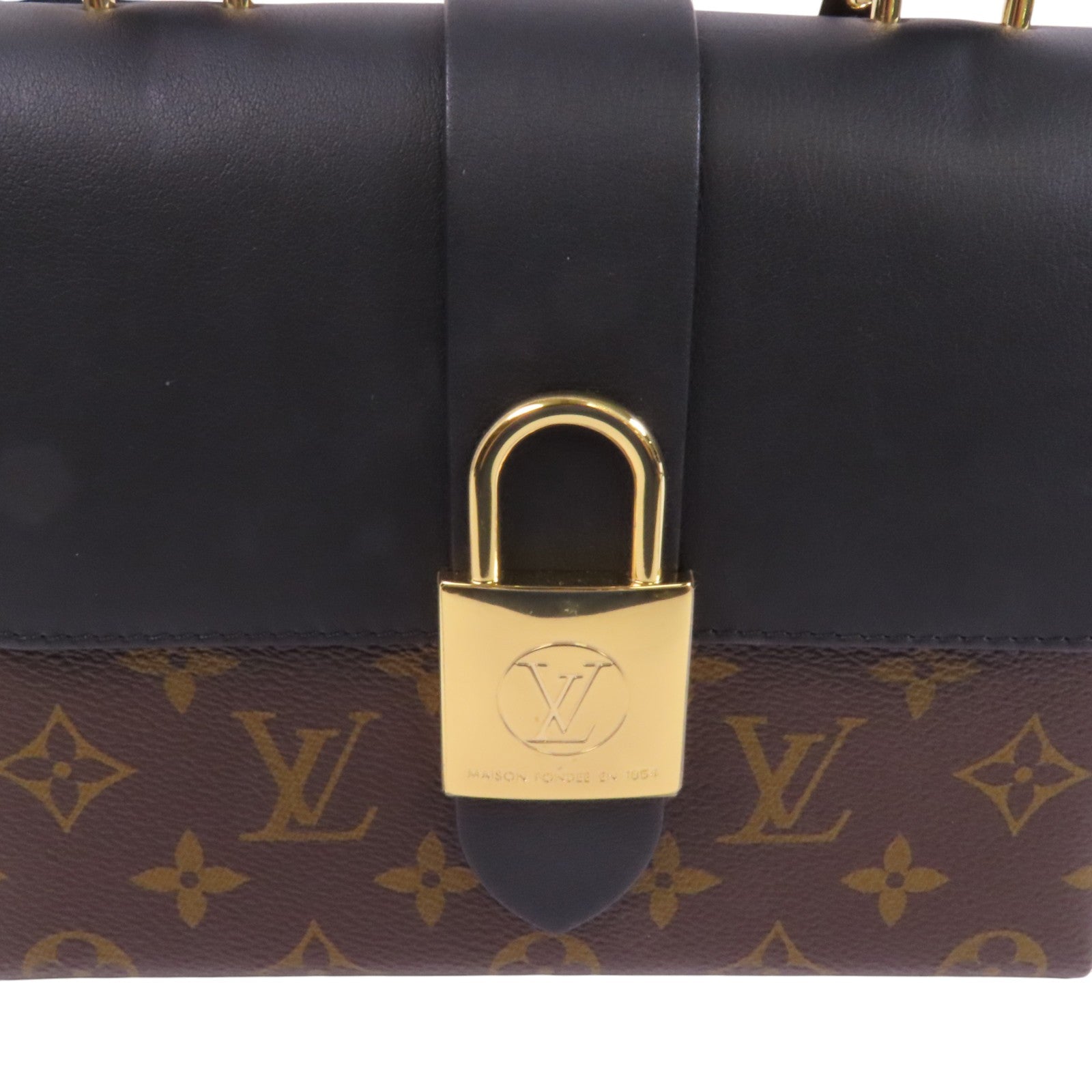 LOUIS VUITTON Monogram Locky BB金扣手挽肩背兩用袋