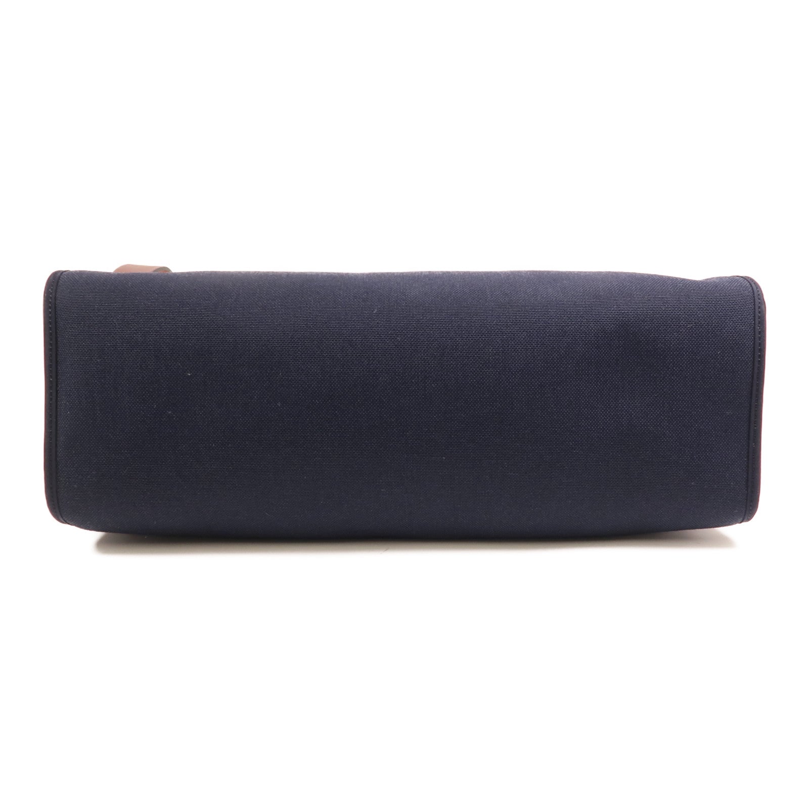 HERMES 帆布Herbag GM銀扣手挽肩背兩用袋