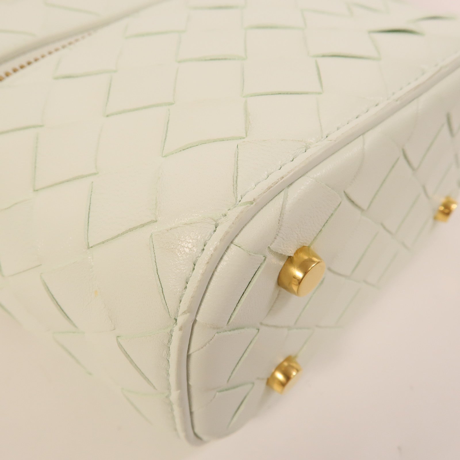BOTTEGA VENETA 羊皮皮革Mini Intrecciato Vanity Case肩背袋