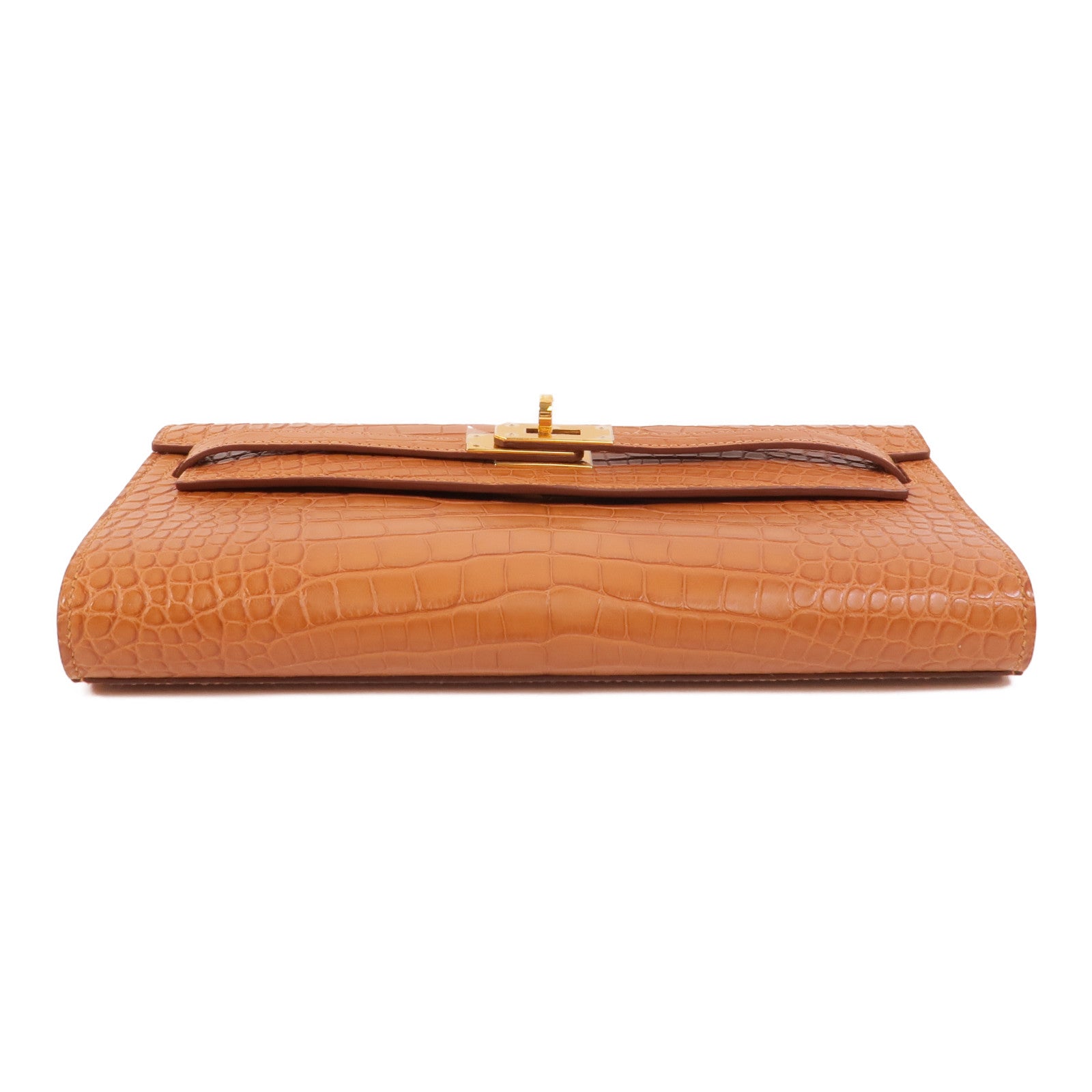 HERMES Alligator Mat Kelly To Go肩背袋