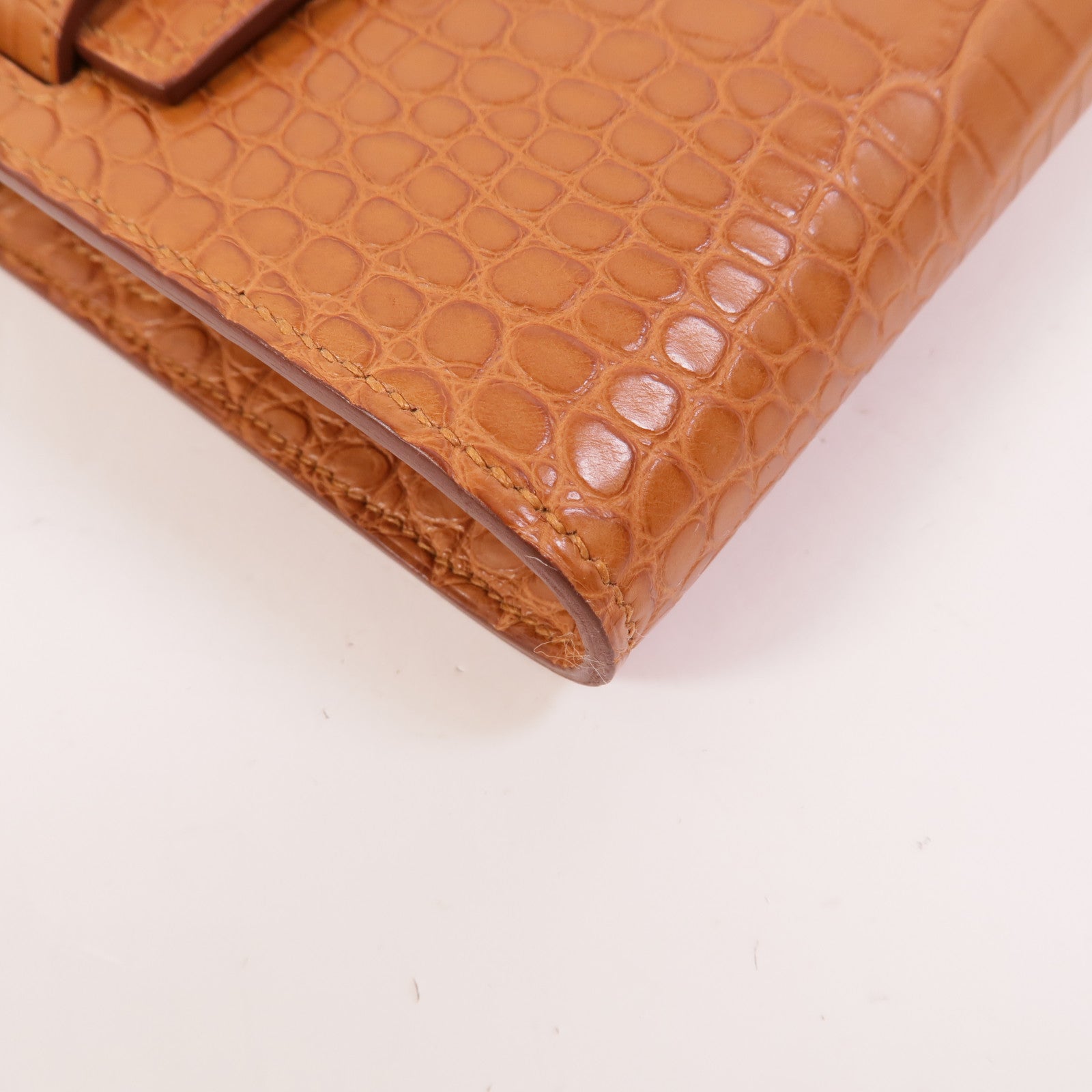 HERMES Alligator Mat Kelly To Go肩背袋