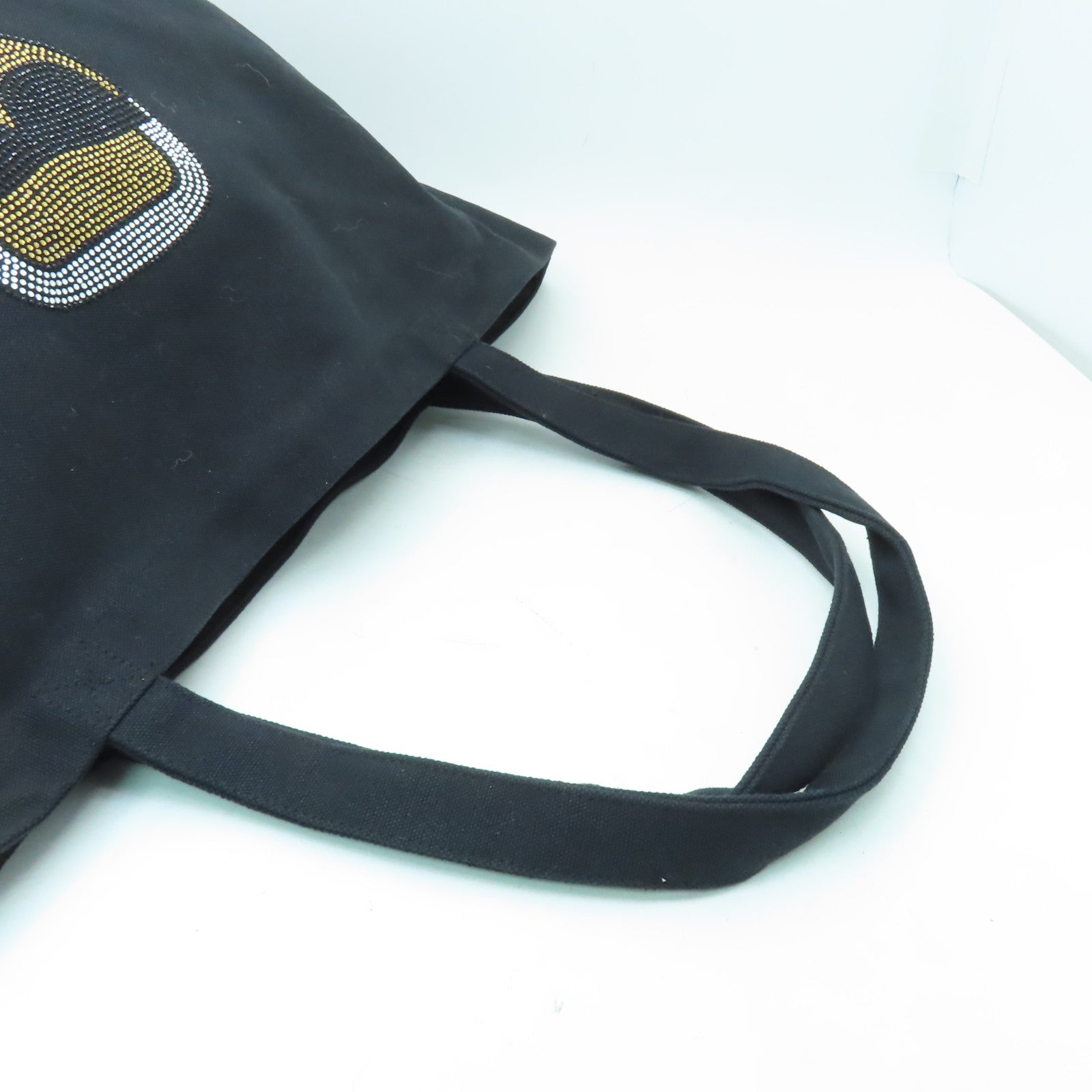 SELECTION 【激減優惠】帆布Karl Lagerfeld Tote Bag銀扣手挽袋黑色