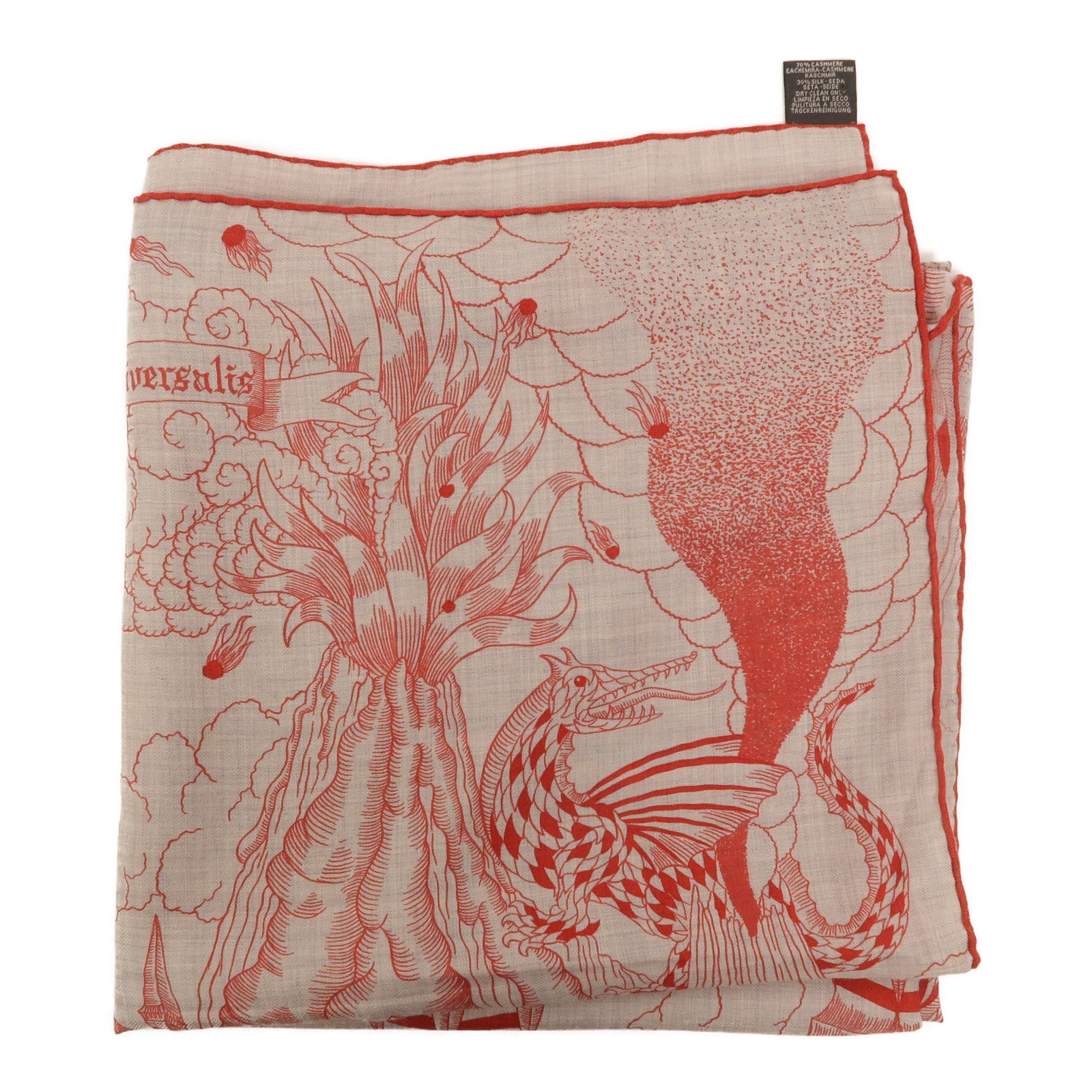 HERMES Cashmere/Silk Cosmographia Universalis Scarf絲巾