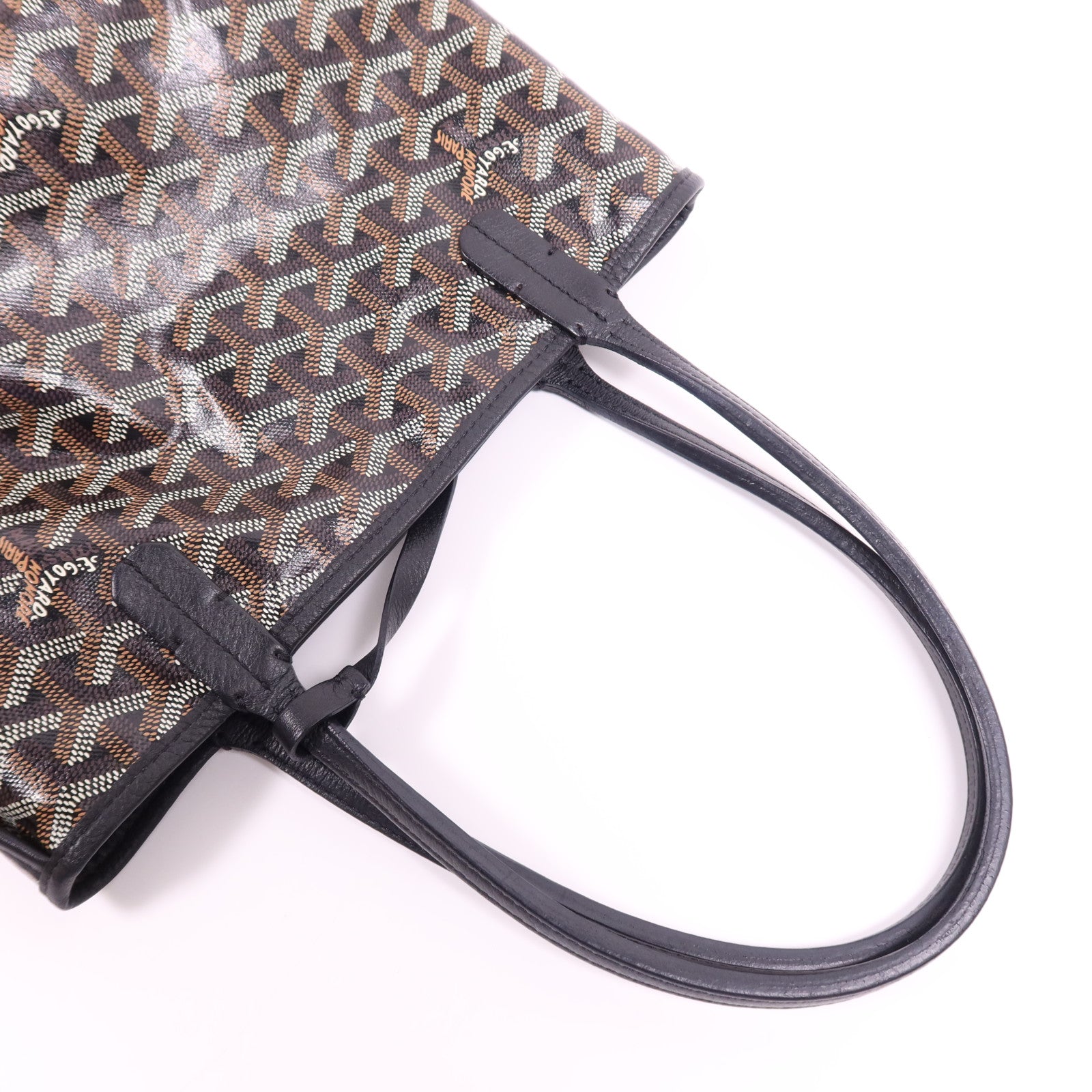 GOYARD 塗層帆布Anjou Mini銀扣肩背袋