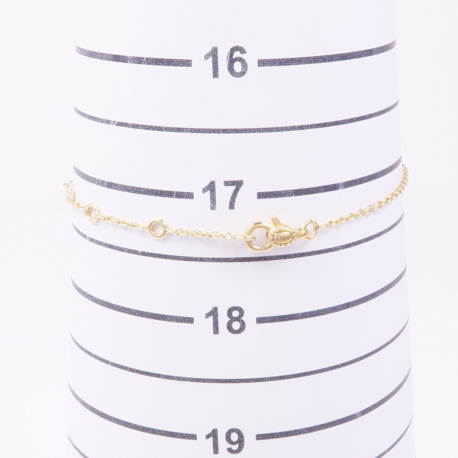 Dior 18K黃金Rose Des Vents鑽石手鏈