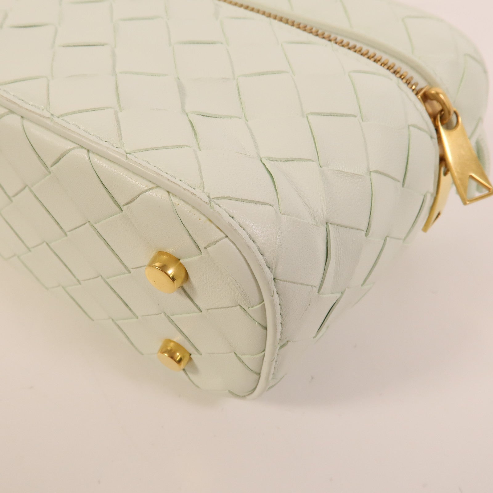 BOTTEGA VENETA 羊皮皮革Mini Intrecciato Vanity Case肩背袋