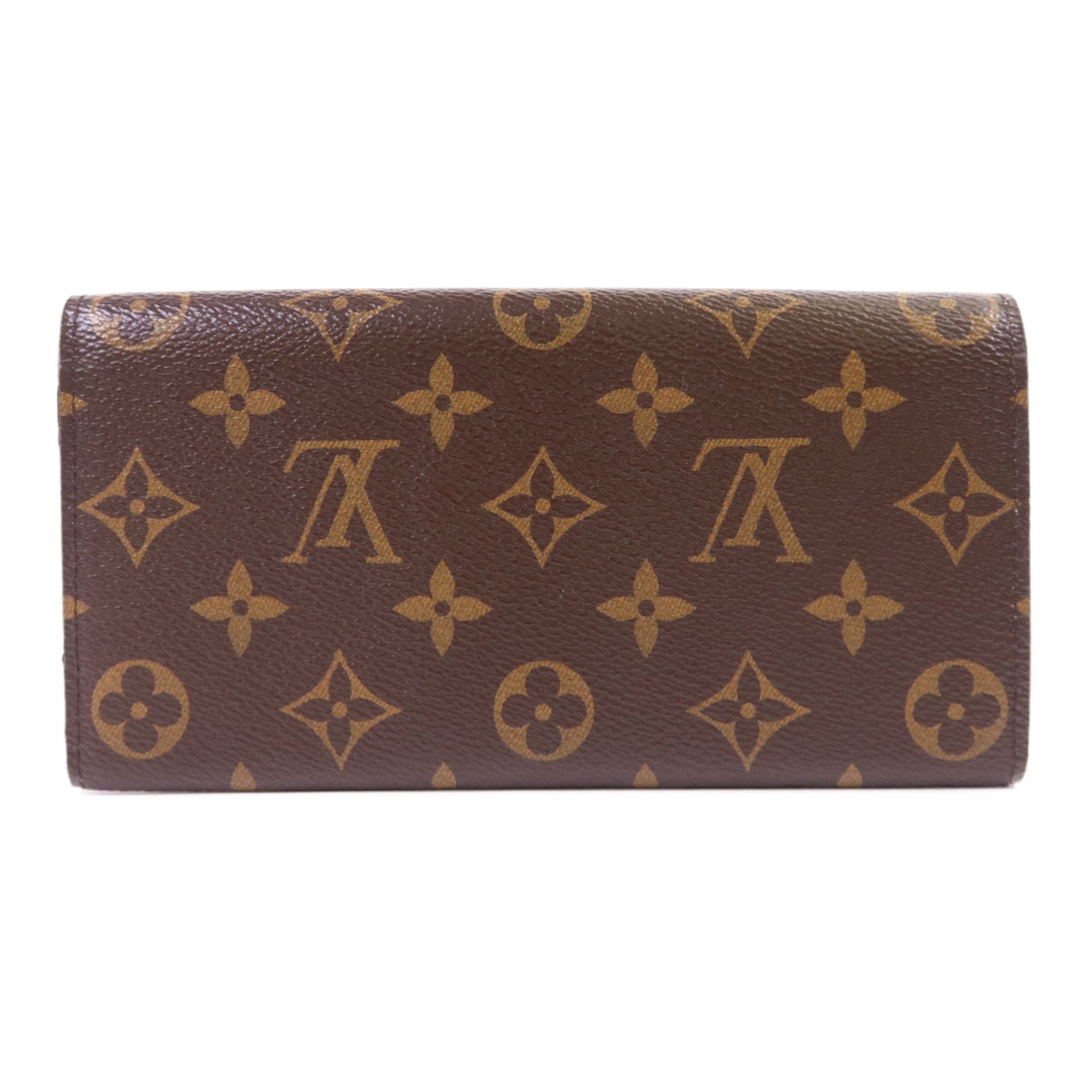LOUIS VUITTON Monogram Emilie金扣長錢包