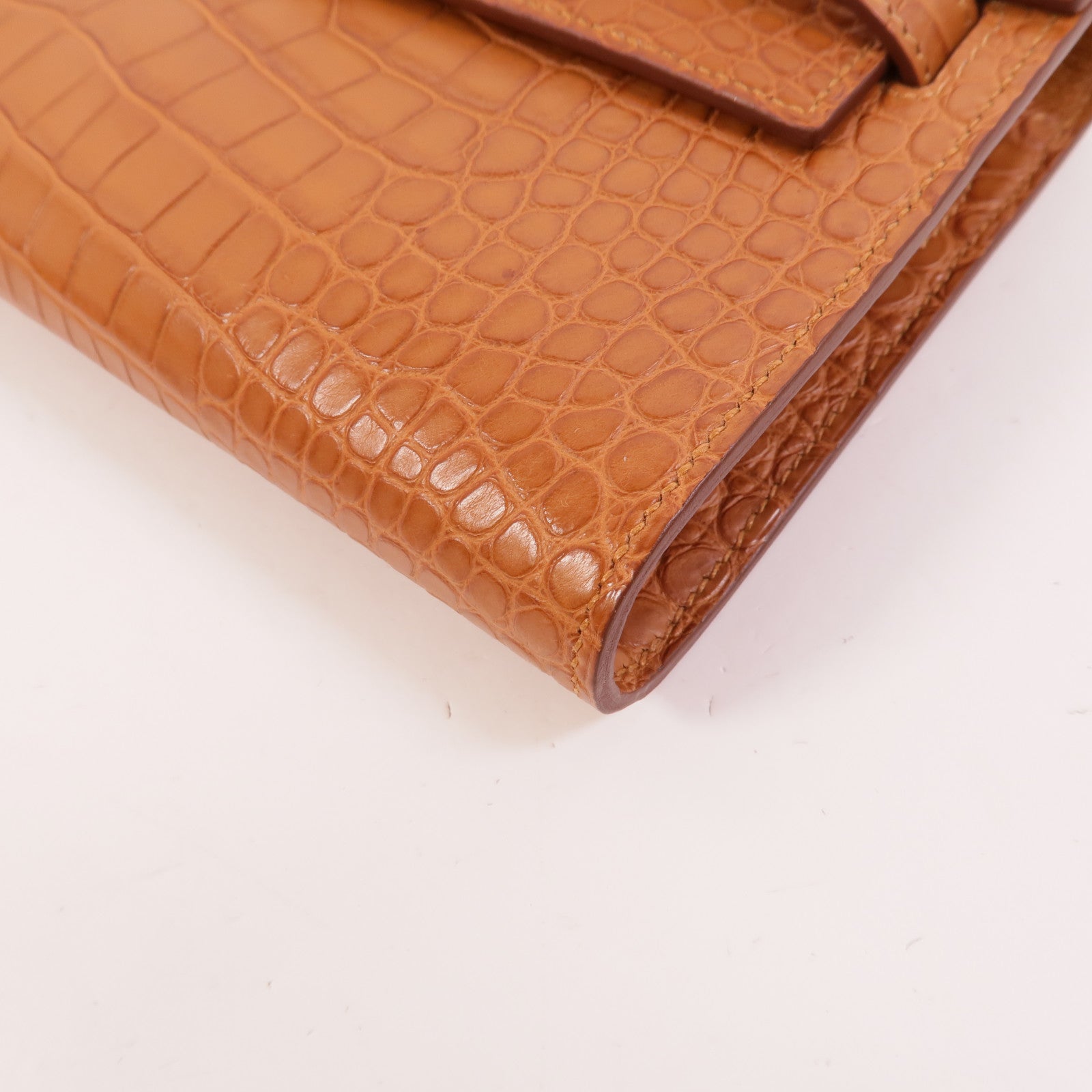 HERMES Alligator Mat Kelly To Go肩背袋