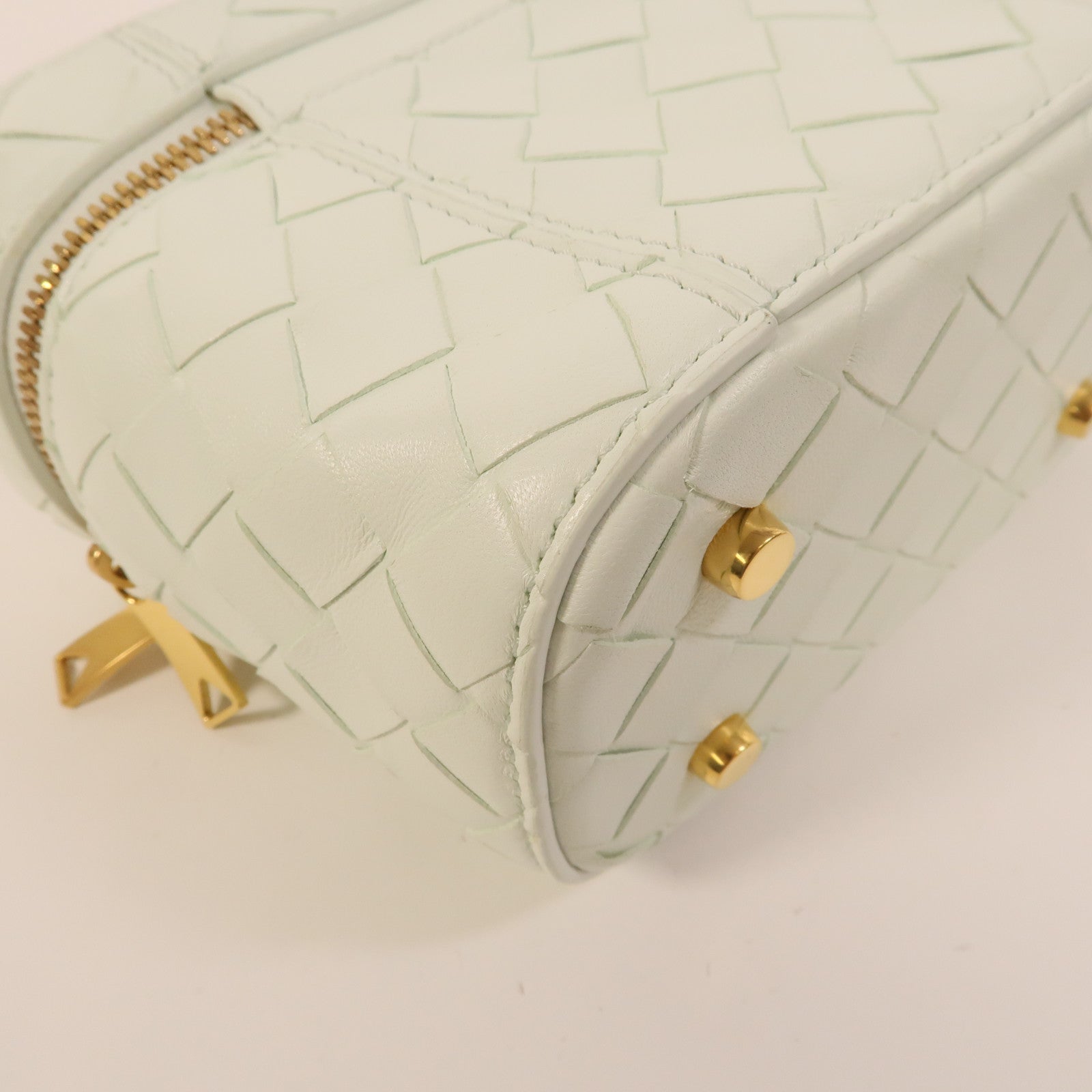 BOTTEGA VENETA 羊皮皮革Mini Intrecciato Vanity Case肩背袋