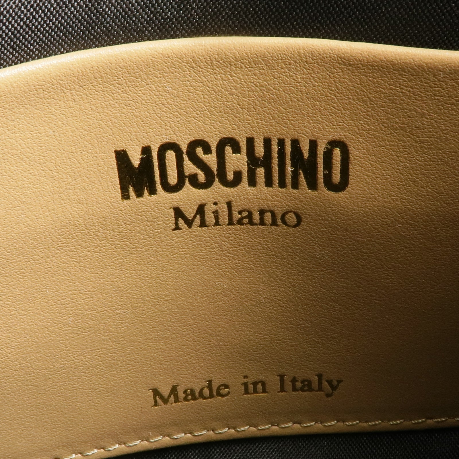 MOSCHINO 棉混紡Trench Coat Design 2 Way Shoulder金扣手挽肩背兩用袋