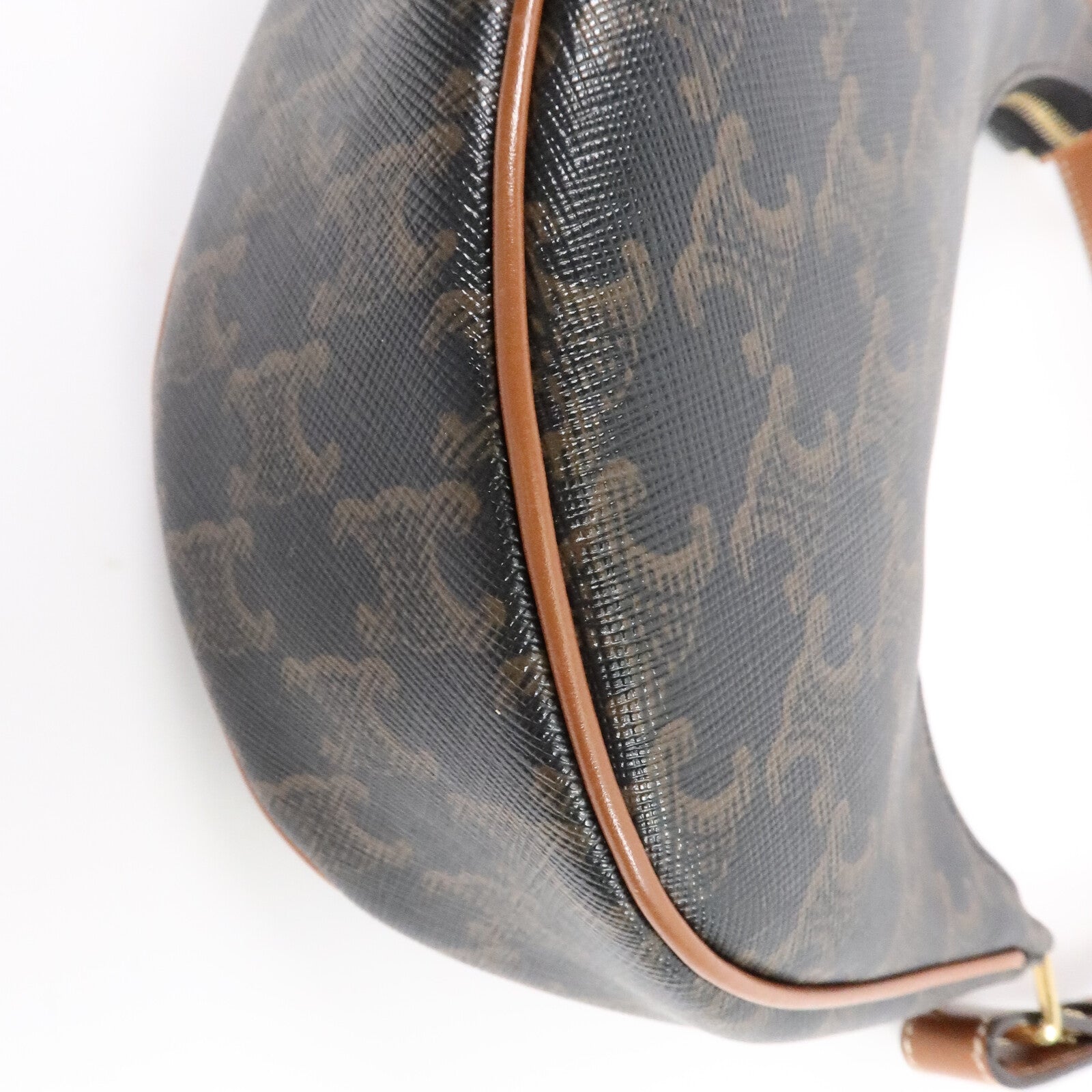 CELINE 塗層帆布Triomphe Ava Medium肩背袋