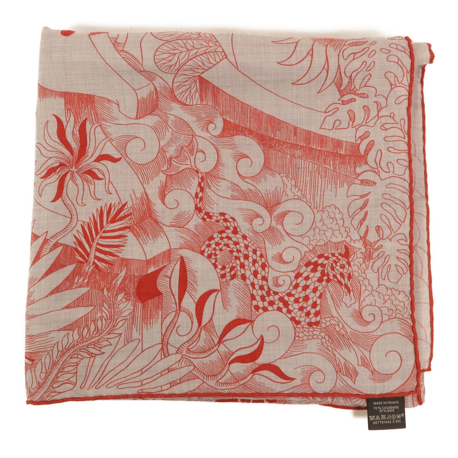 HERMES Cashmere/Silk Cosmographia Universalis Scarf絲巾